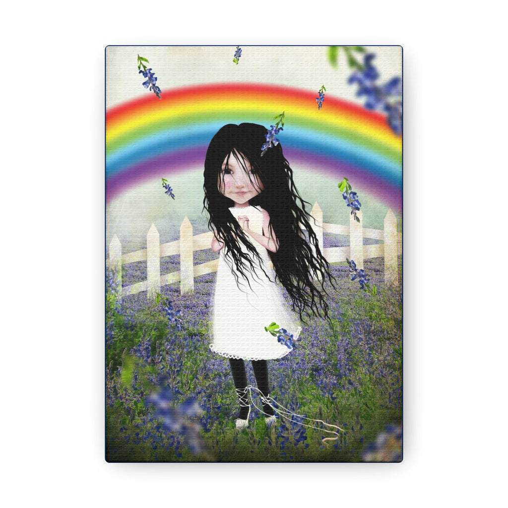 Bluebonnet Lane · Canvas Print