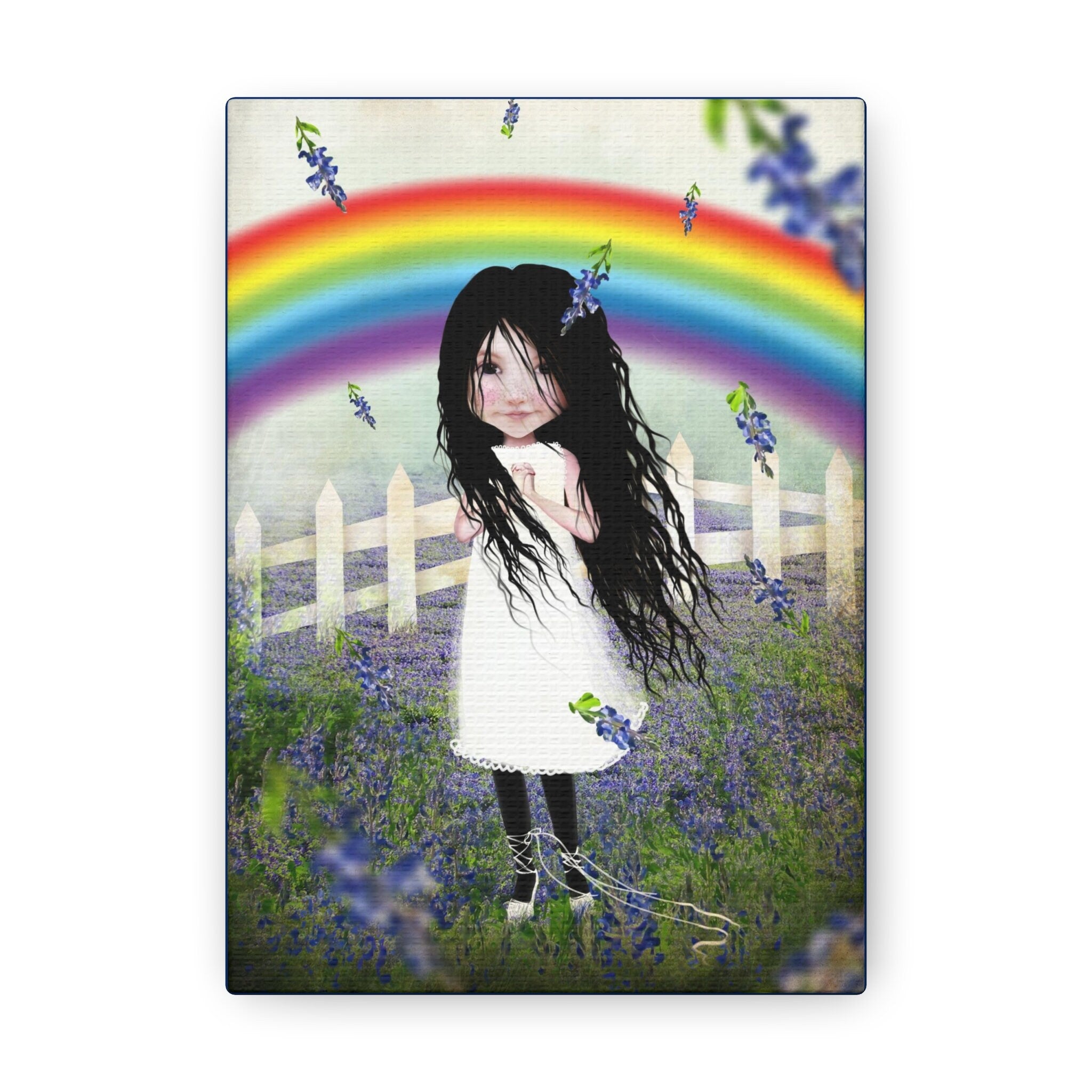 Bluebonnet Lane · Canvas Print