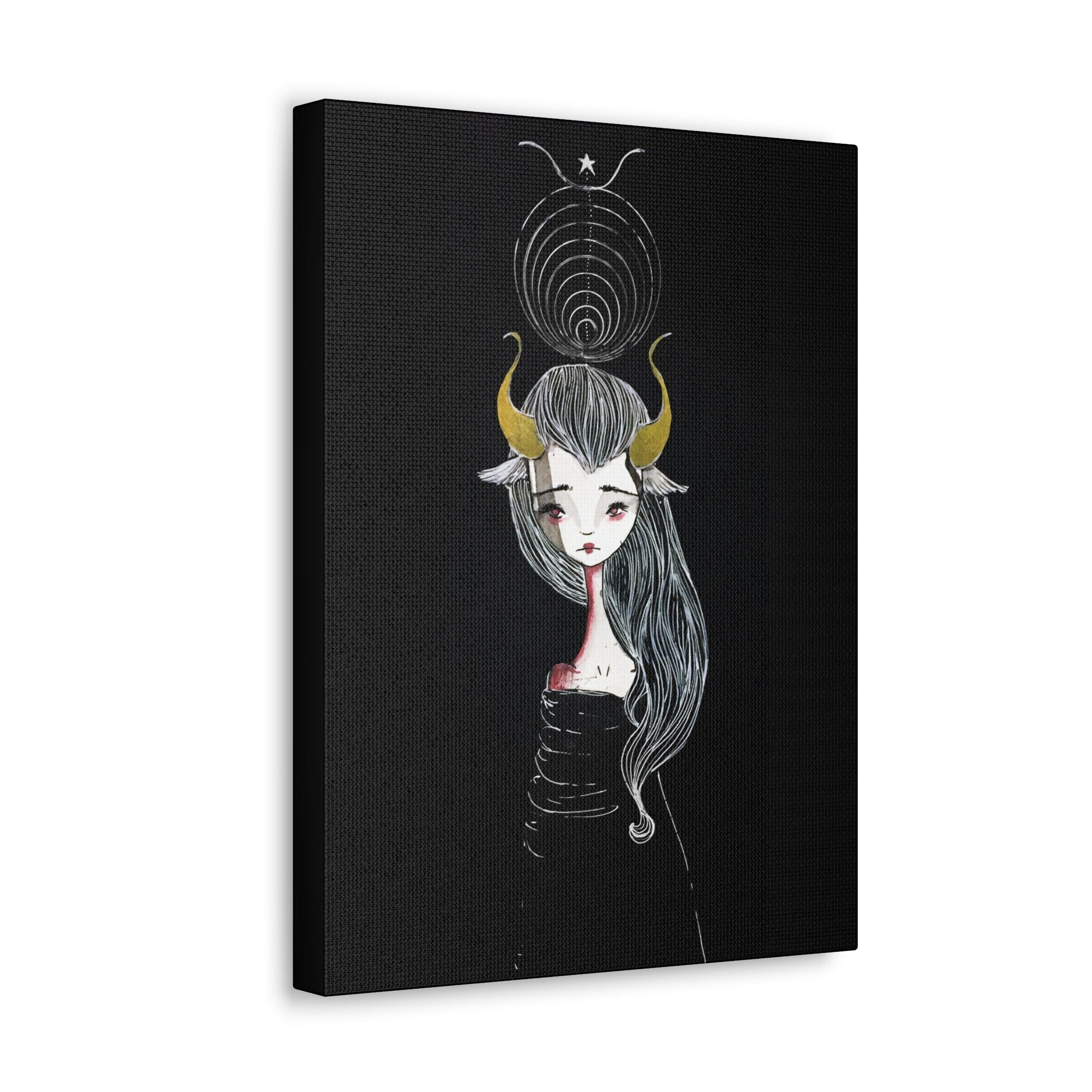 Taurus Girl · Canvas Print