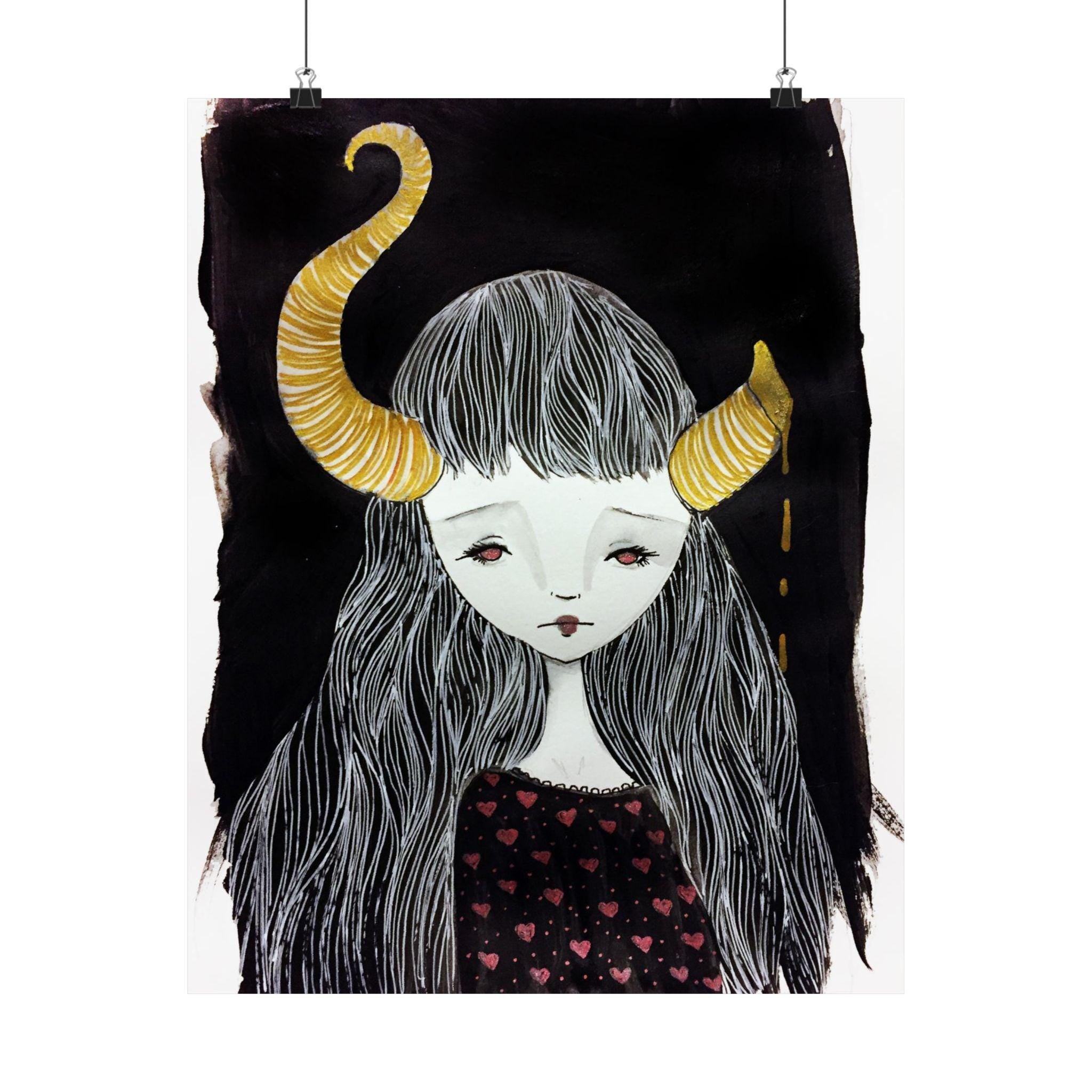 Golden Fawn · Poster Print