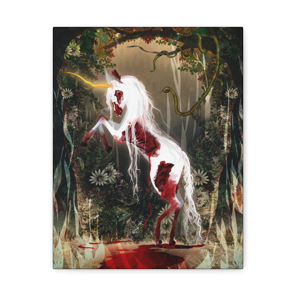 Dark Unicorn · Canvas Print