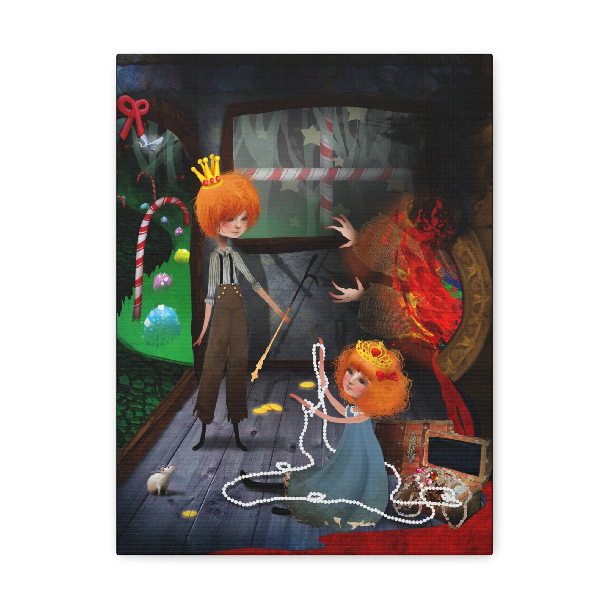 Hansel and Gretel · Canvas Print