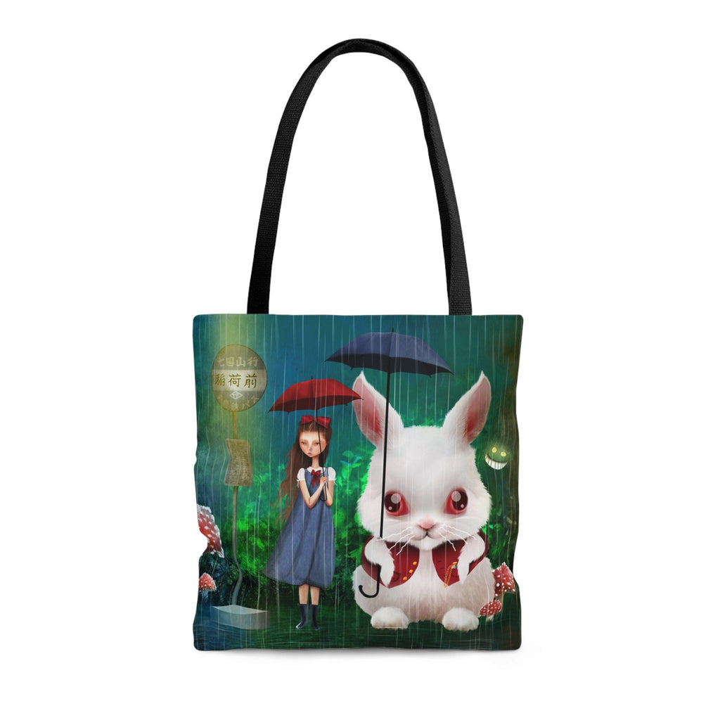 Alice in Wonderland Totoro · Tote Bag