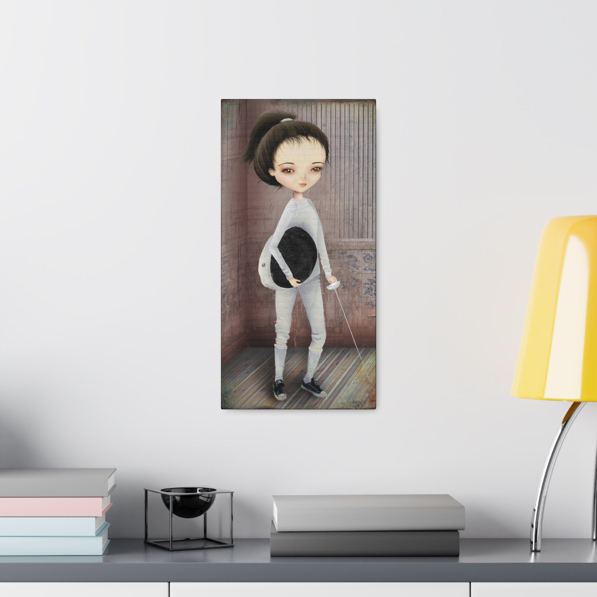 The Fencer · Canvas Print
