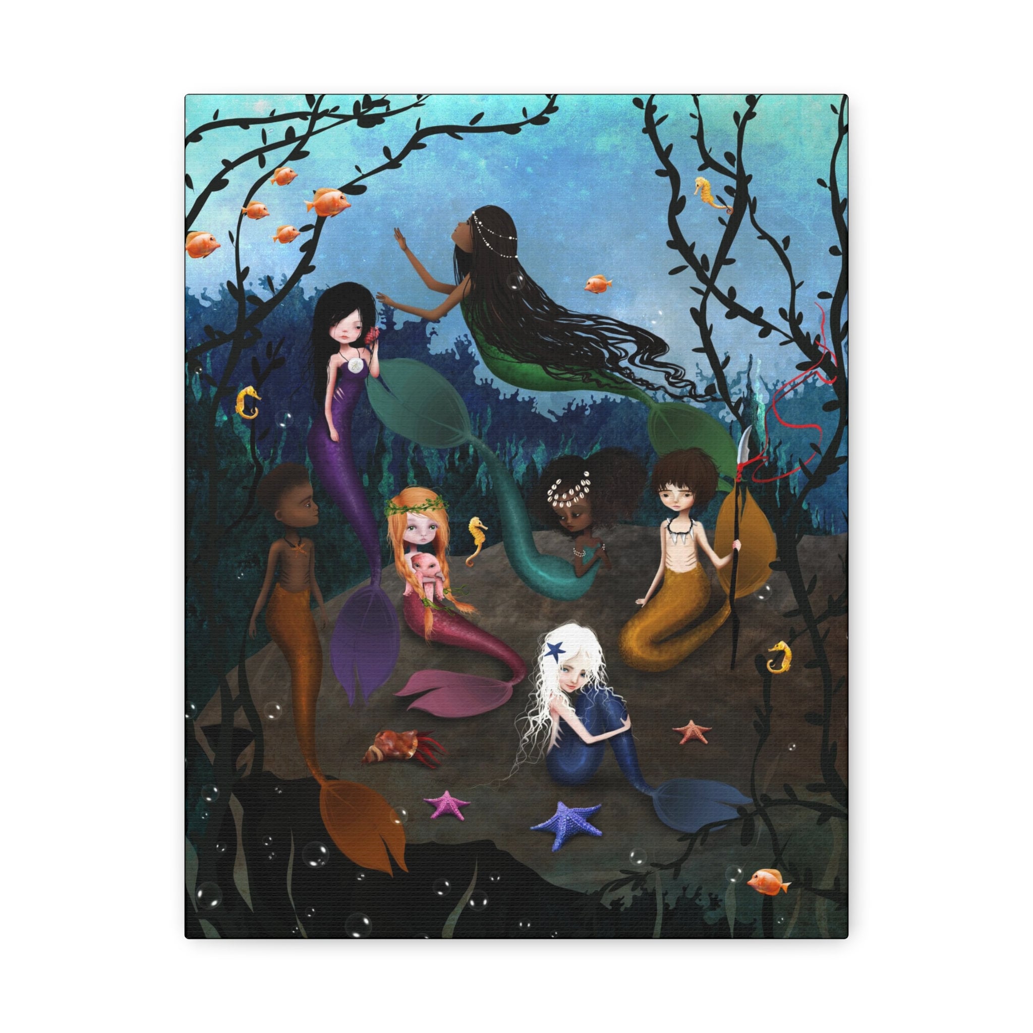 Mermaids · Canvas Print