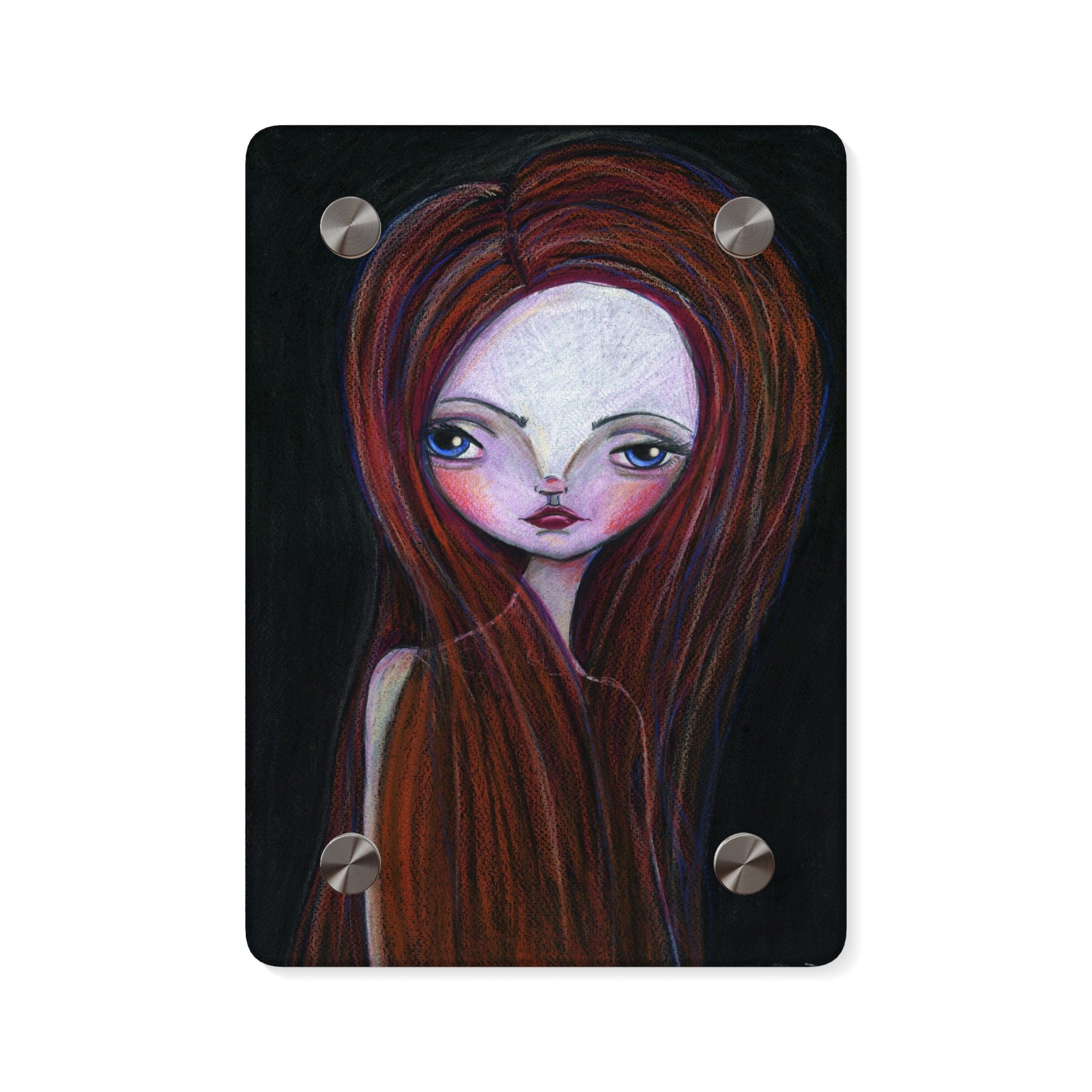Lady in Red Acrylic Wall Art Panel · Acrylic Print