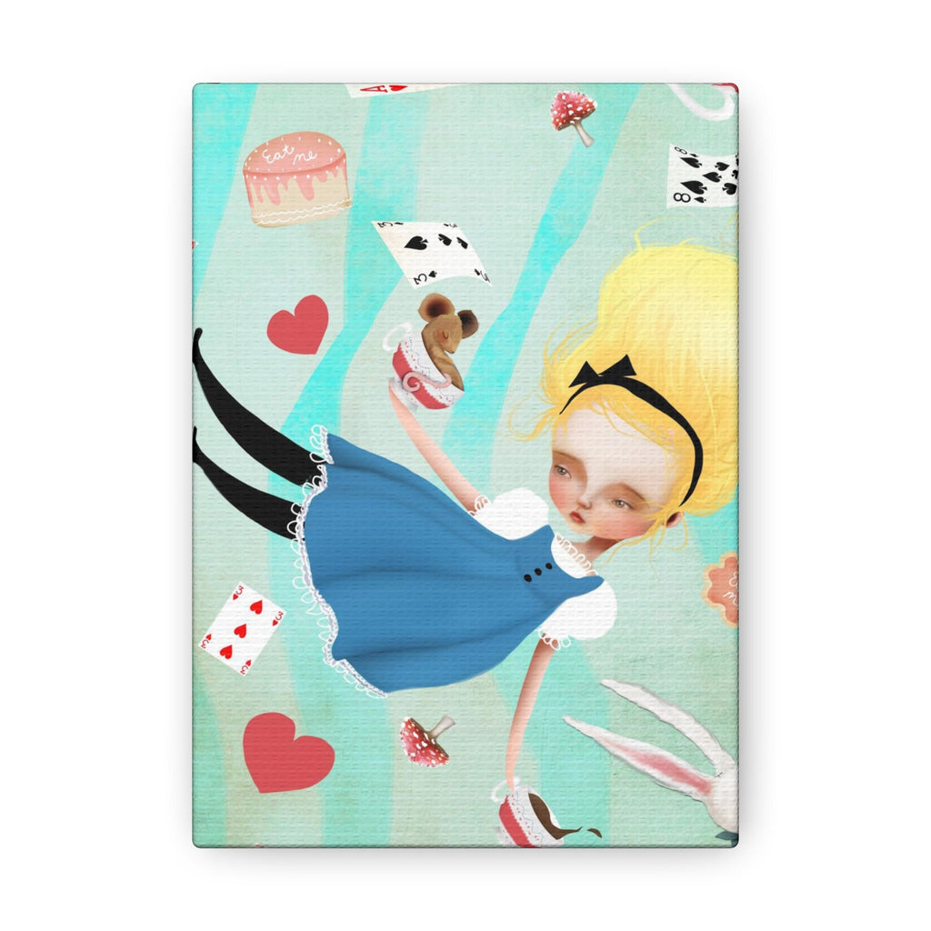 Alice Falling · Canvas Print