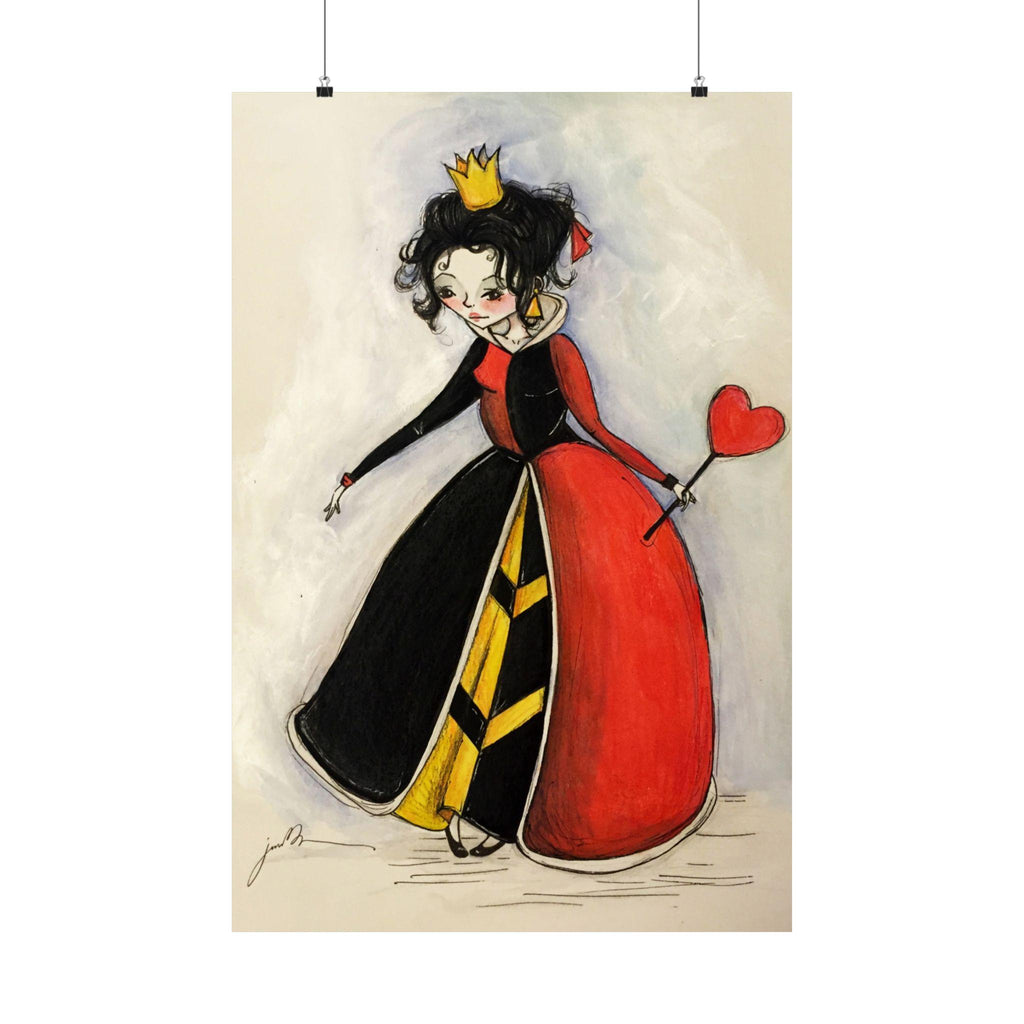 The Queen pf Hearts · Poster Print