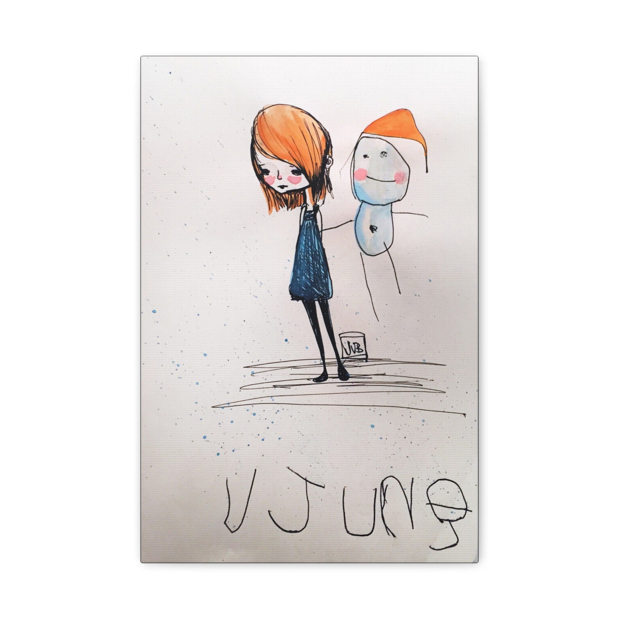 Mommy and Me · Canvas Print