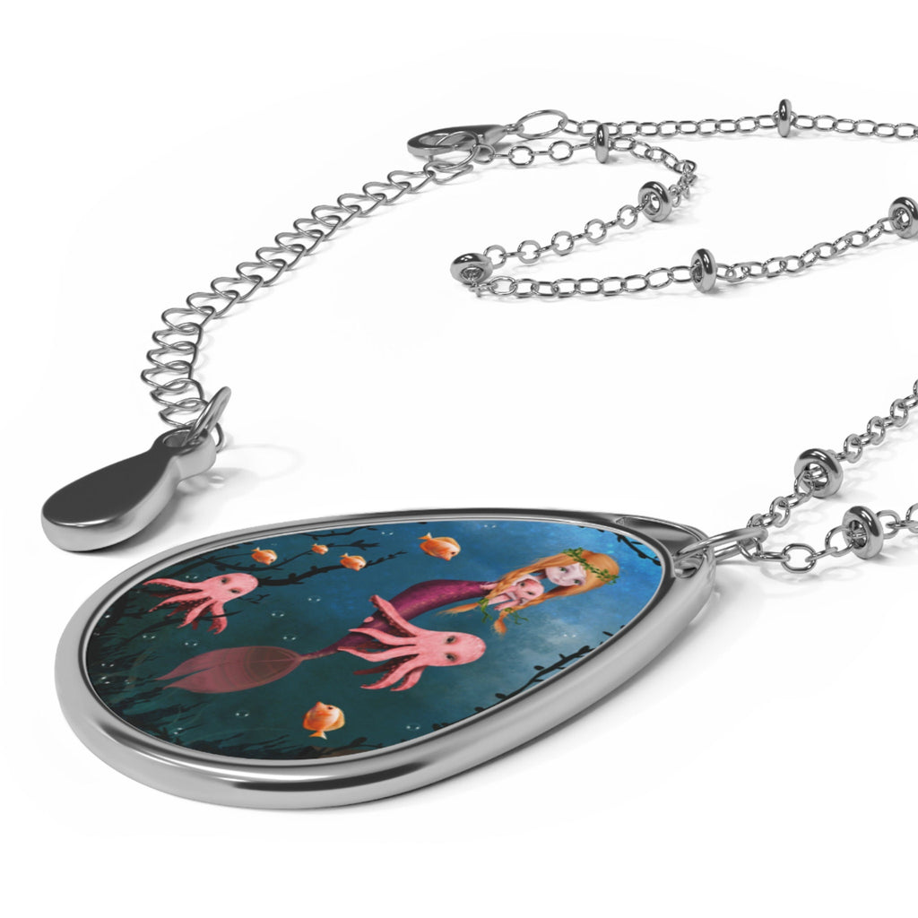Ginger Mermaid Oval · Necklace