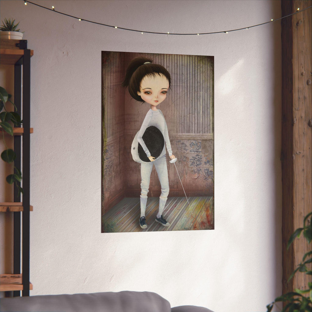 The Fencer · Poster Print