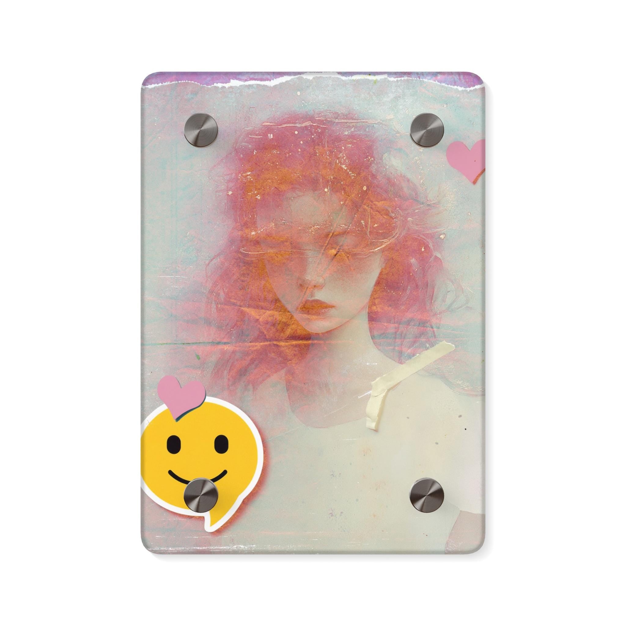 Mutable Modality Pink Acrylic Wall Art Panel · Acrylic Print