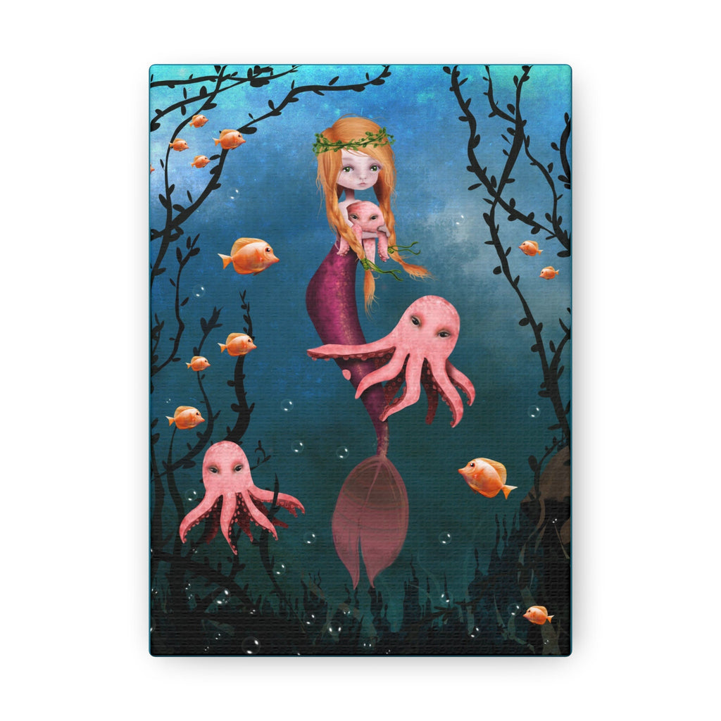 Ginger Mermaid · Canvas Print