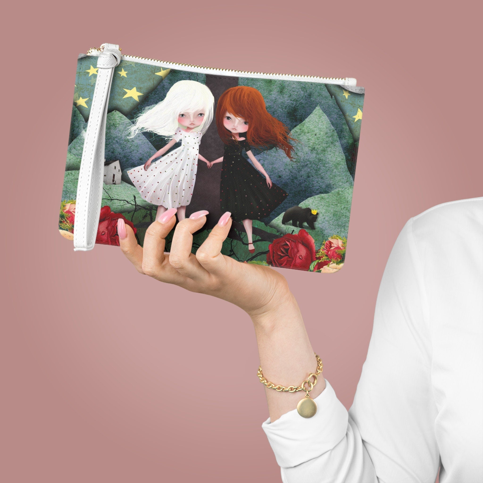 Snow White and Rose Red · Clutch Bag