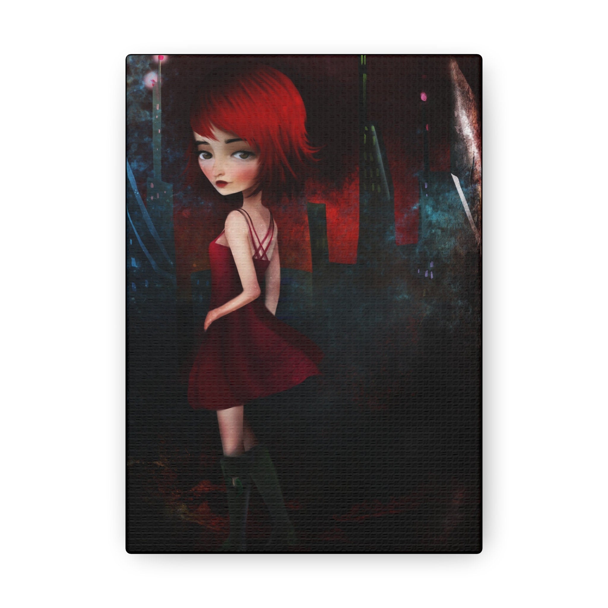 Red City · Canvas Print