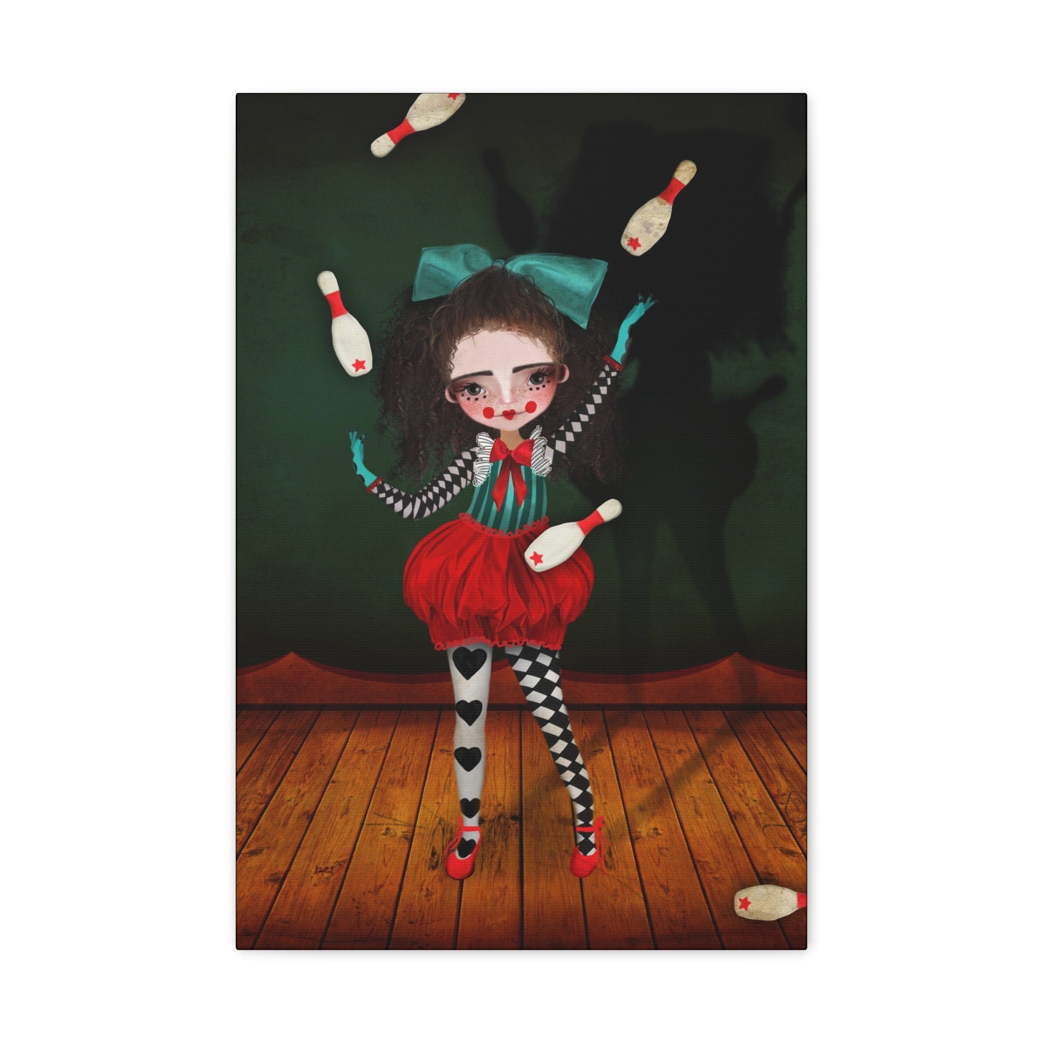 Le jongleur · Canvas Print
