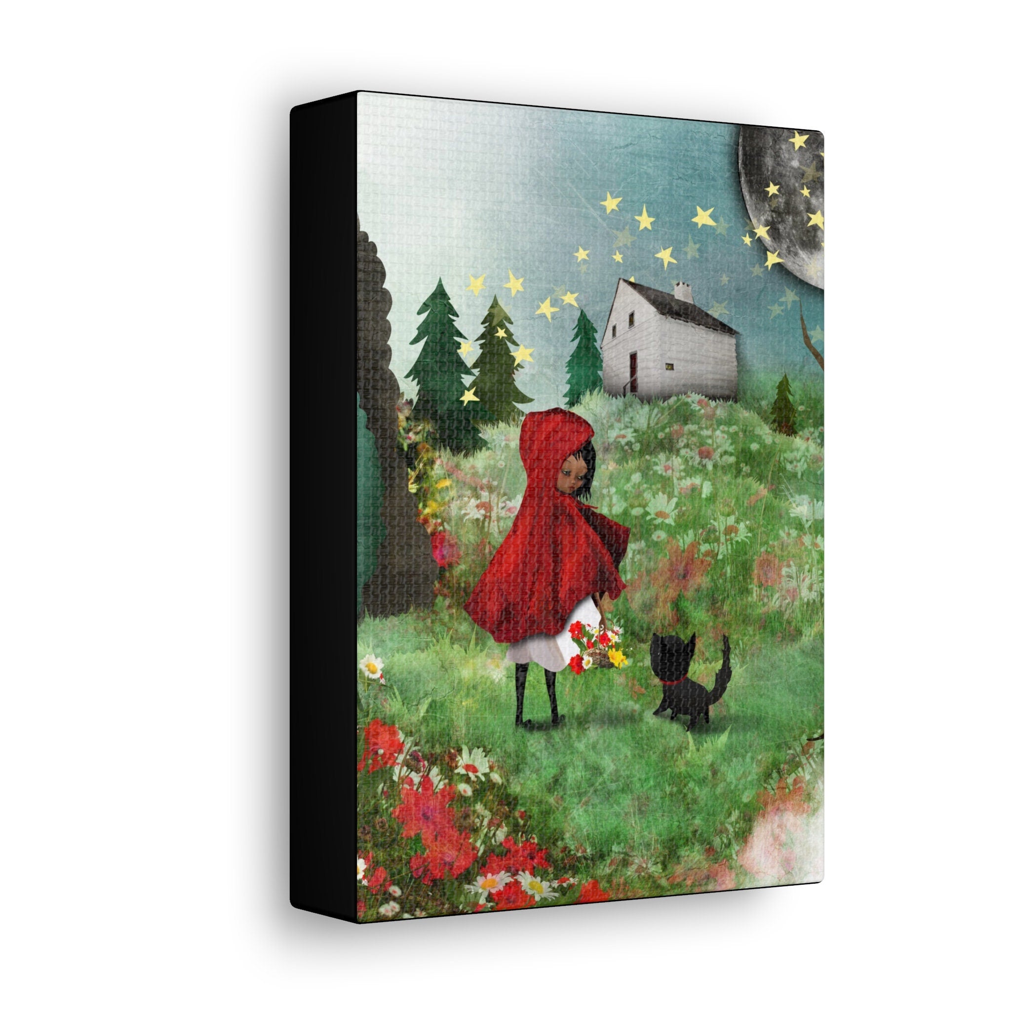 Little Red Riding Hood and the Wolf · Canvas Print