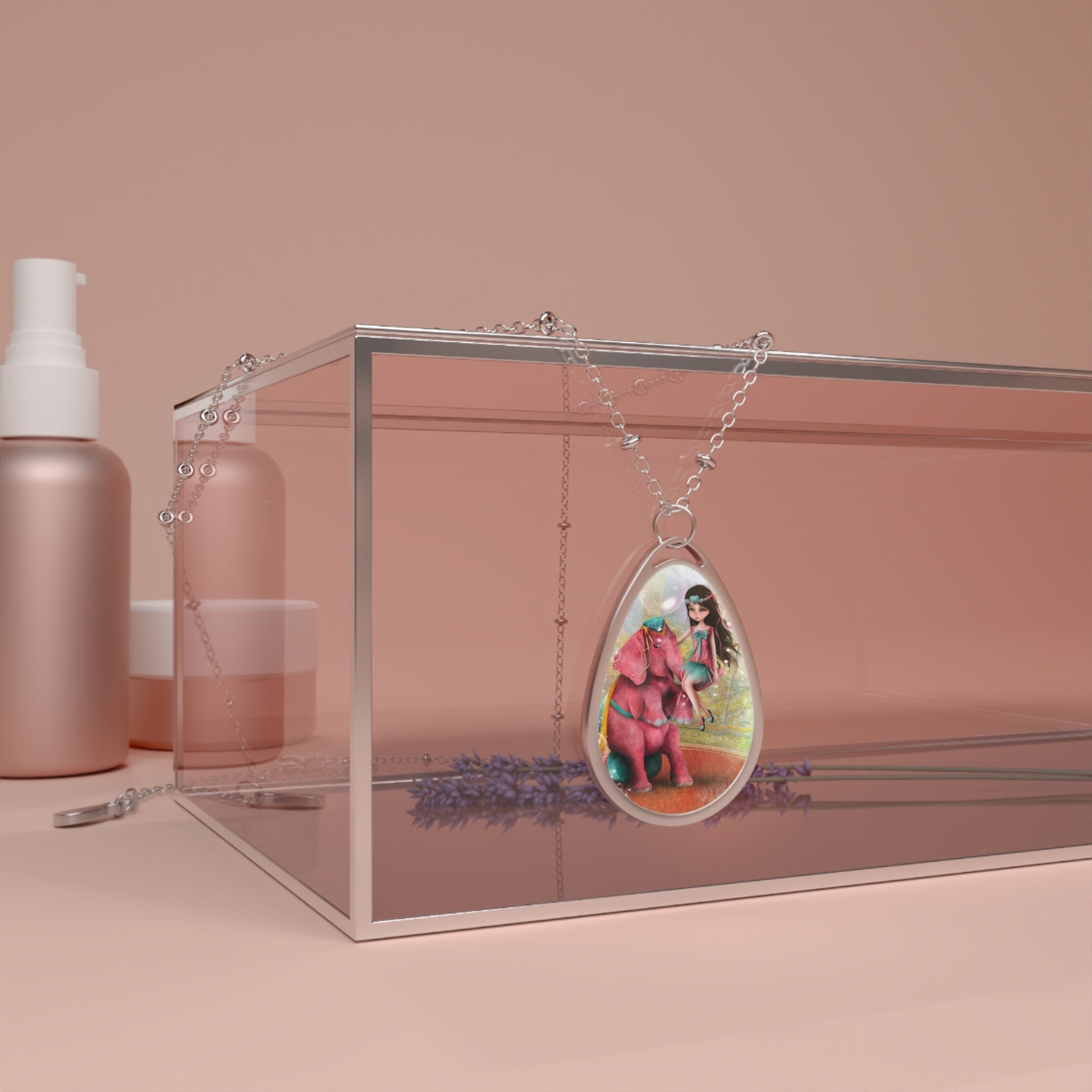 Chelsea and Beatriz the Pink Elephant · Necklace