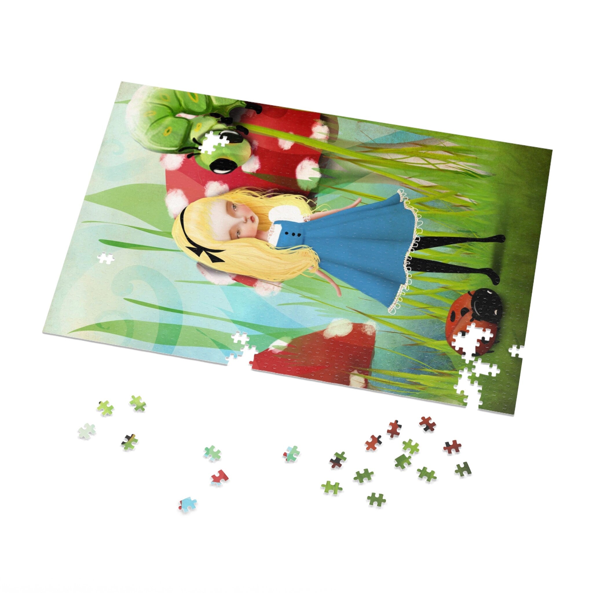 Alice and the Caterpillar · Jigsaw Puzzle