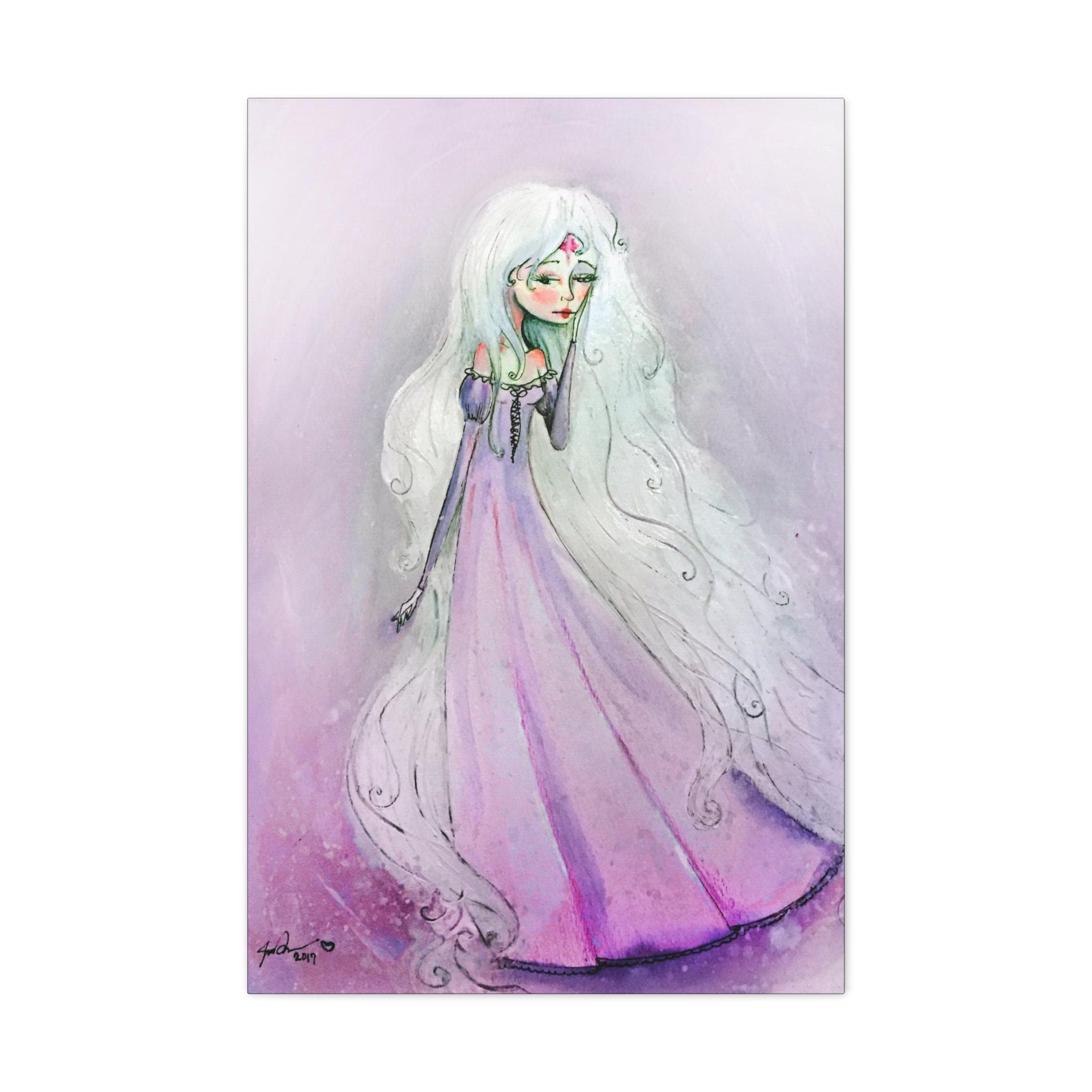 The Lady Amalthea · Canvas Print