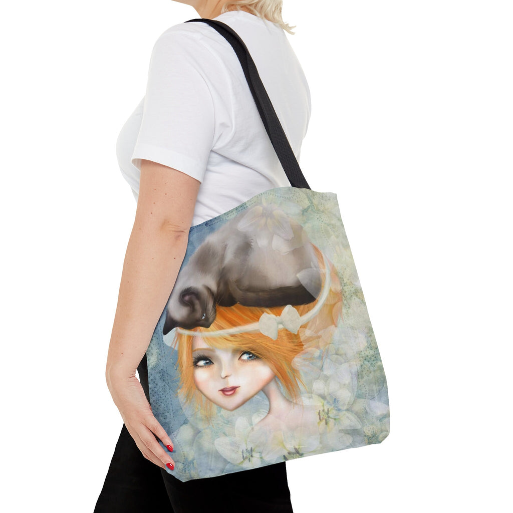 Mr. Minkerton and I in Blue · Tote Bag