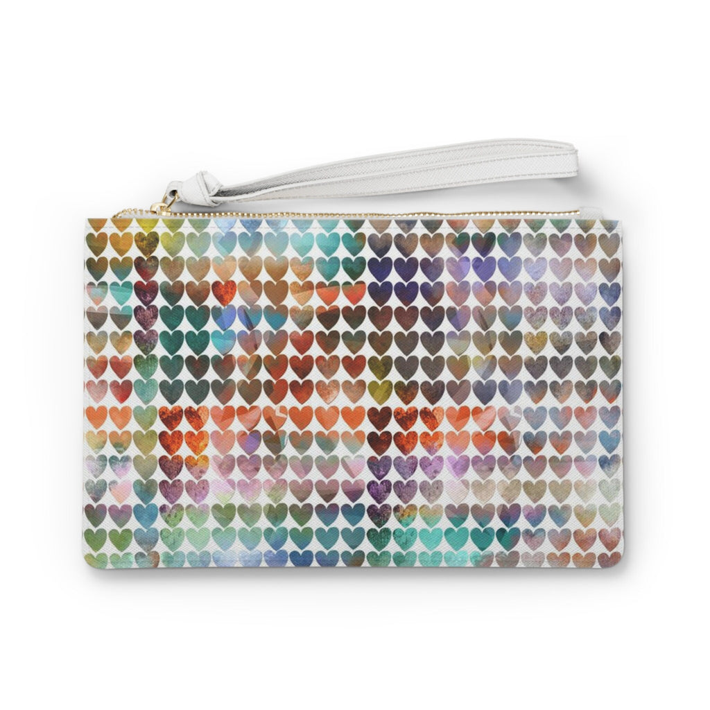 Rainbow Hearts Pantone · Clutch Bag