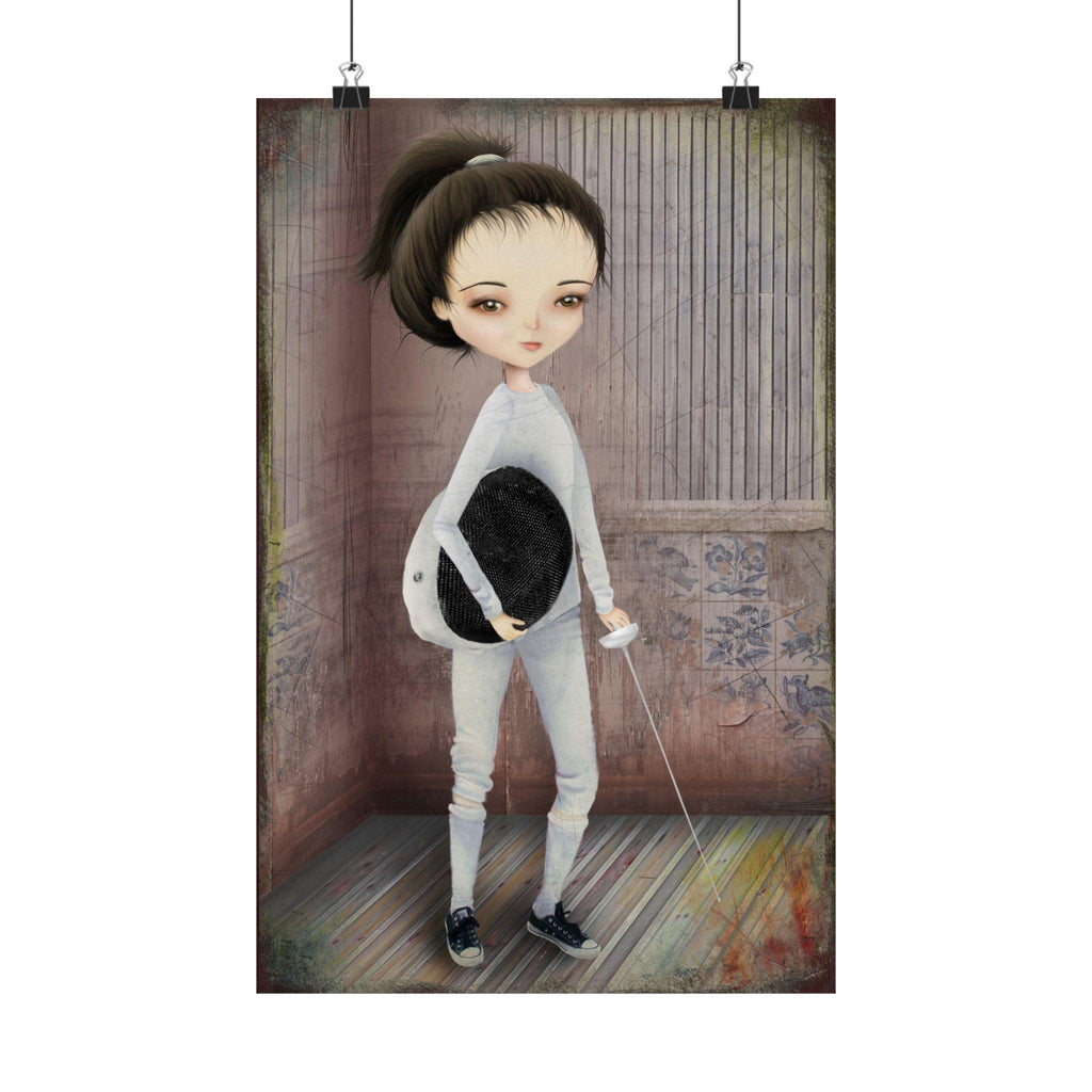The Fencer · Poster Print