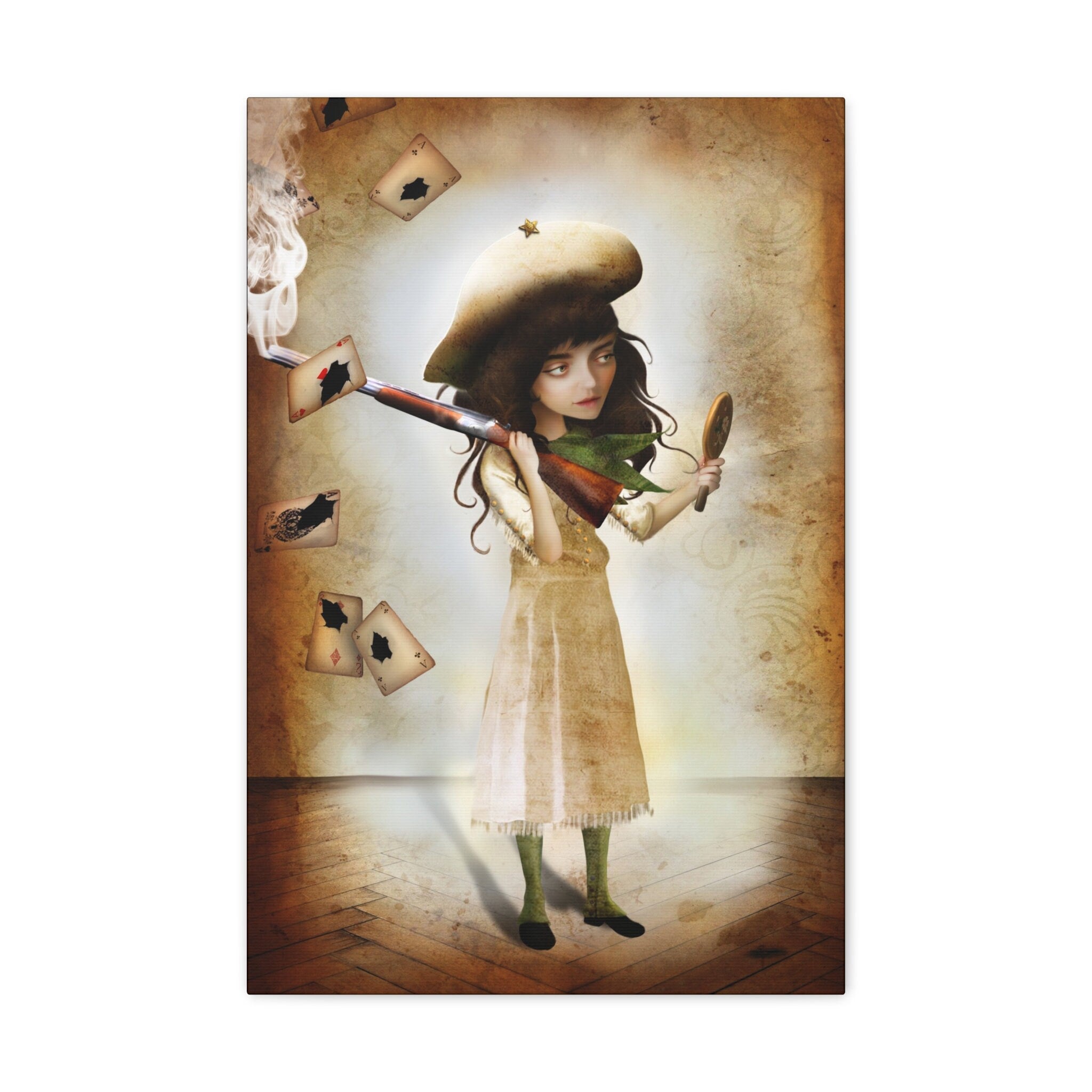 The Little Sharpshooter · Canvas Print