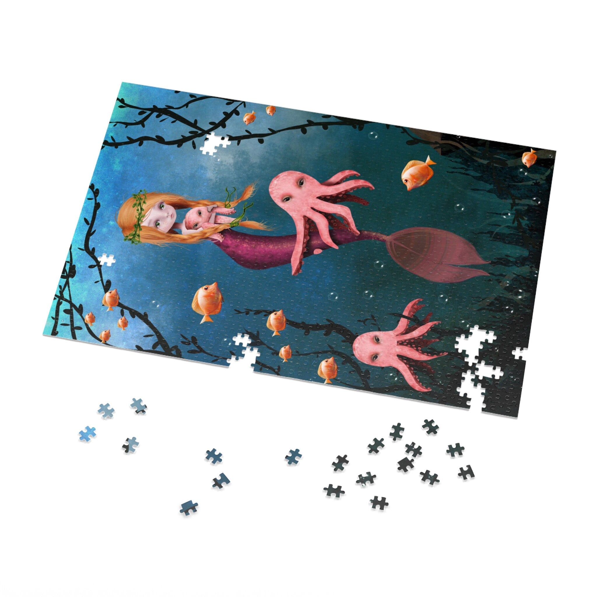 Ginger mermaid · Jigsaw Puzzle