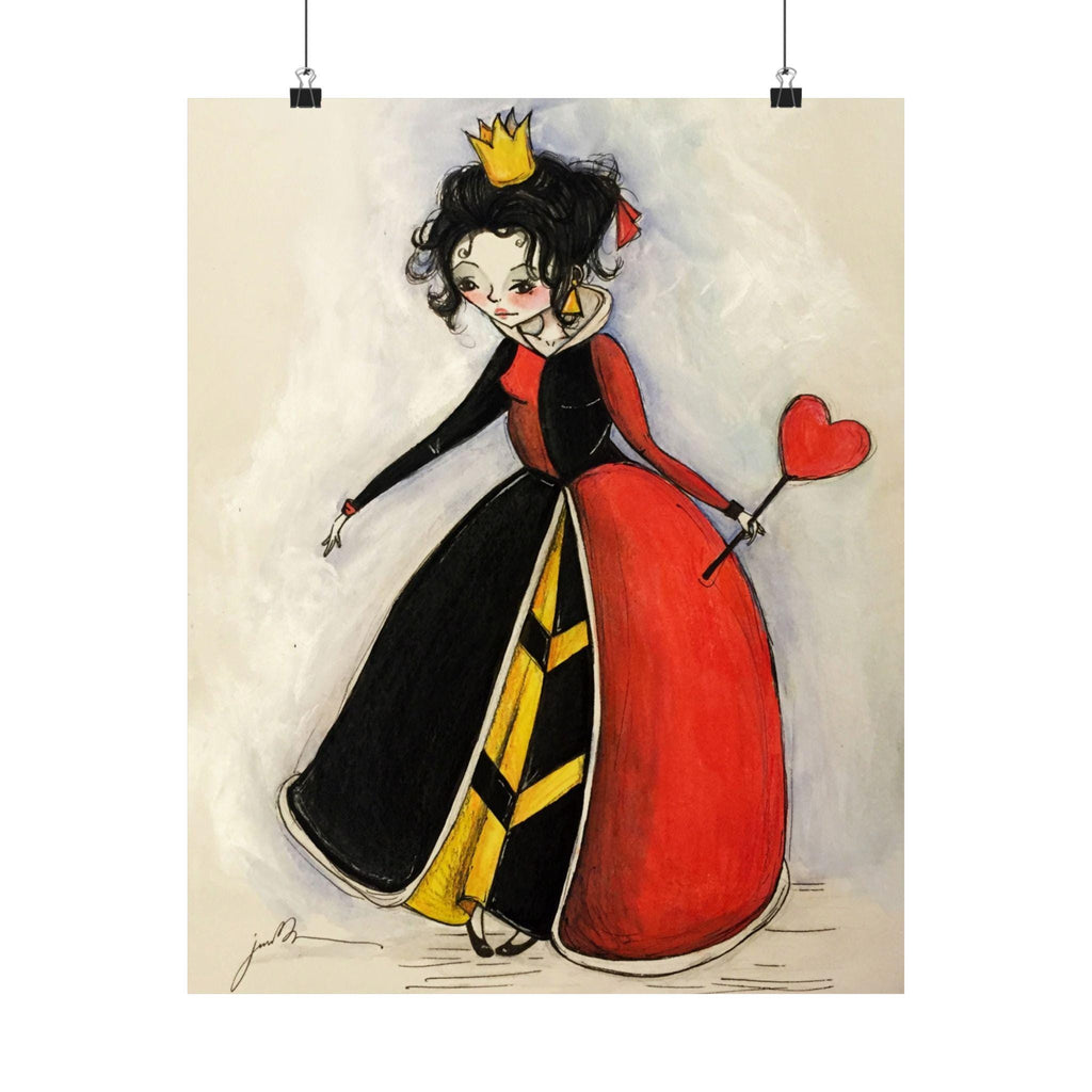 The Queen pf Hearts · Poster Print