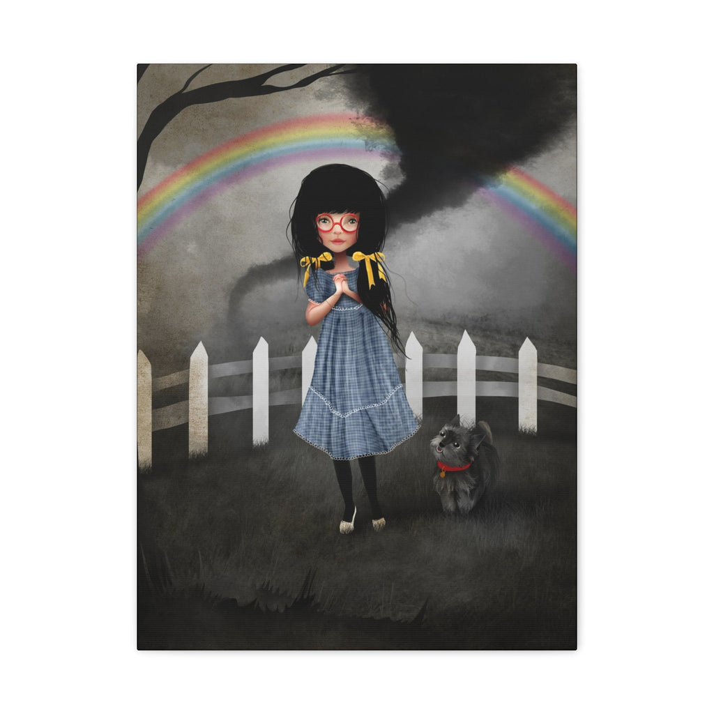 Dorothy and Toto of Kansas · Canvas Print