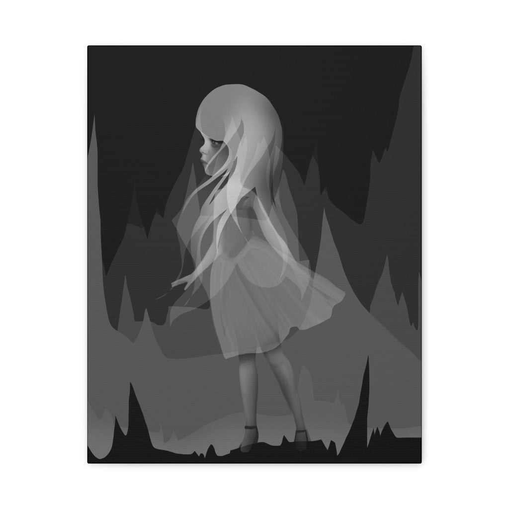 Invisible Girl · Canvas Print