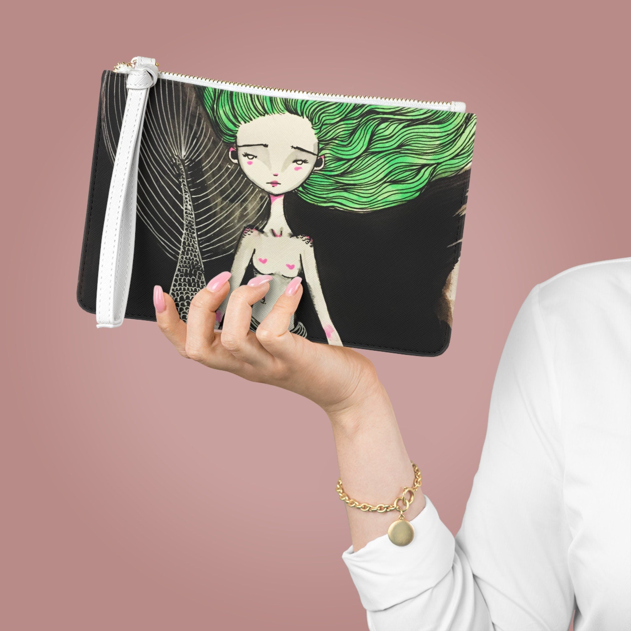 LIttle Green Mermaid · Clutch Bag