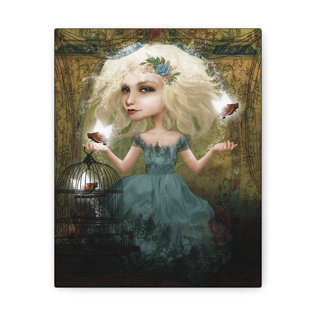 If you love them, set them Free · Canvas Print