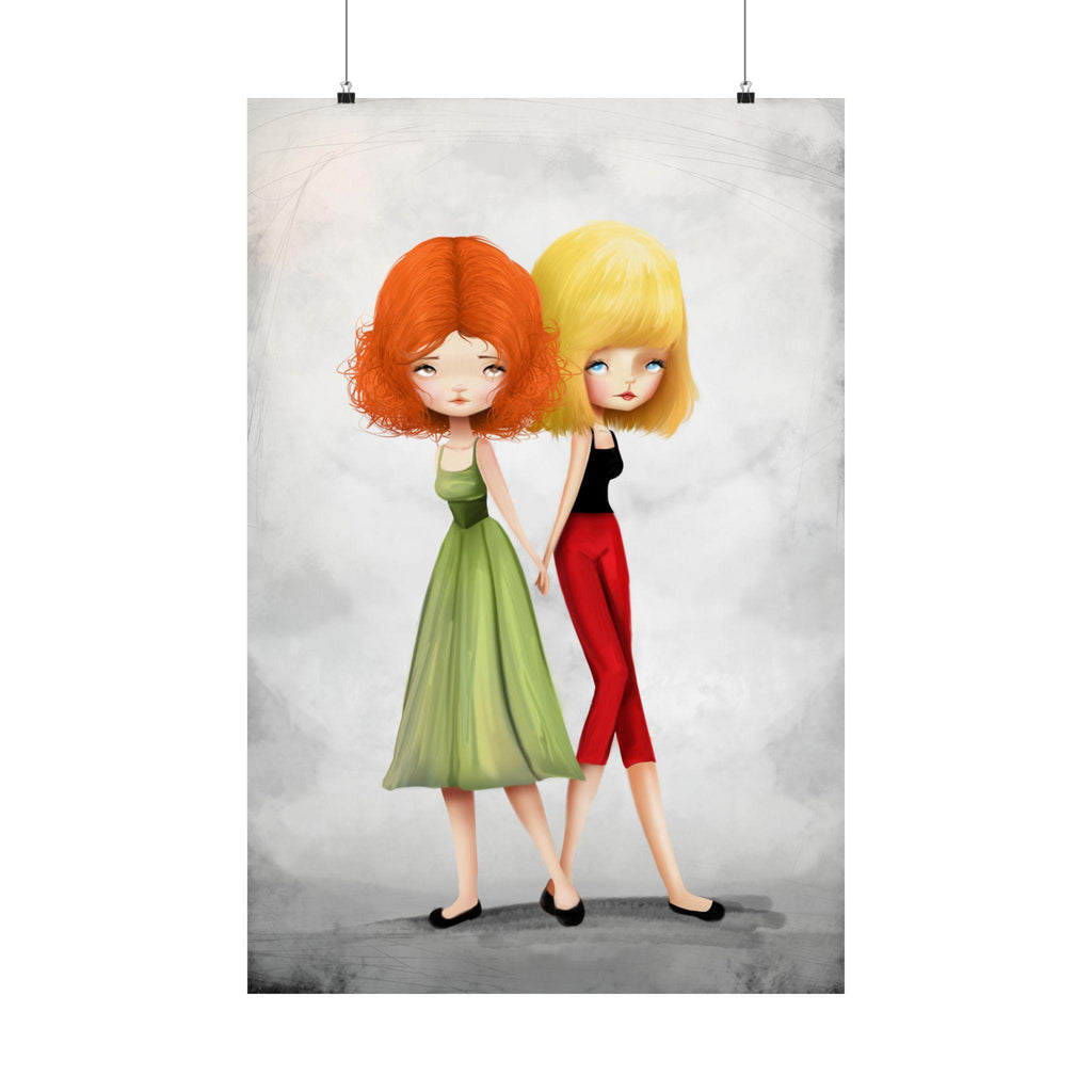 Together Alone · Poster Print