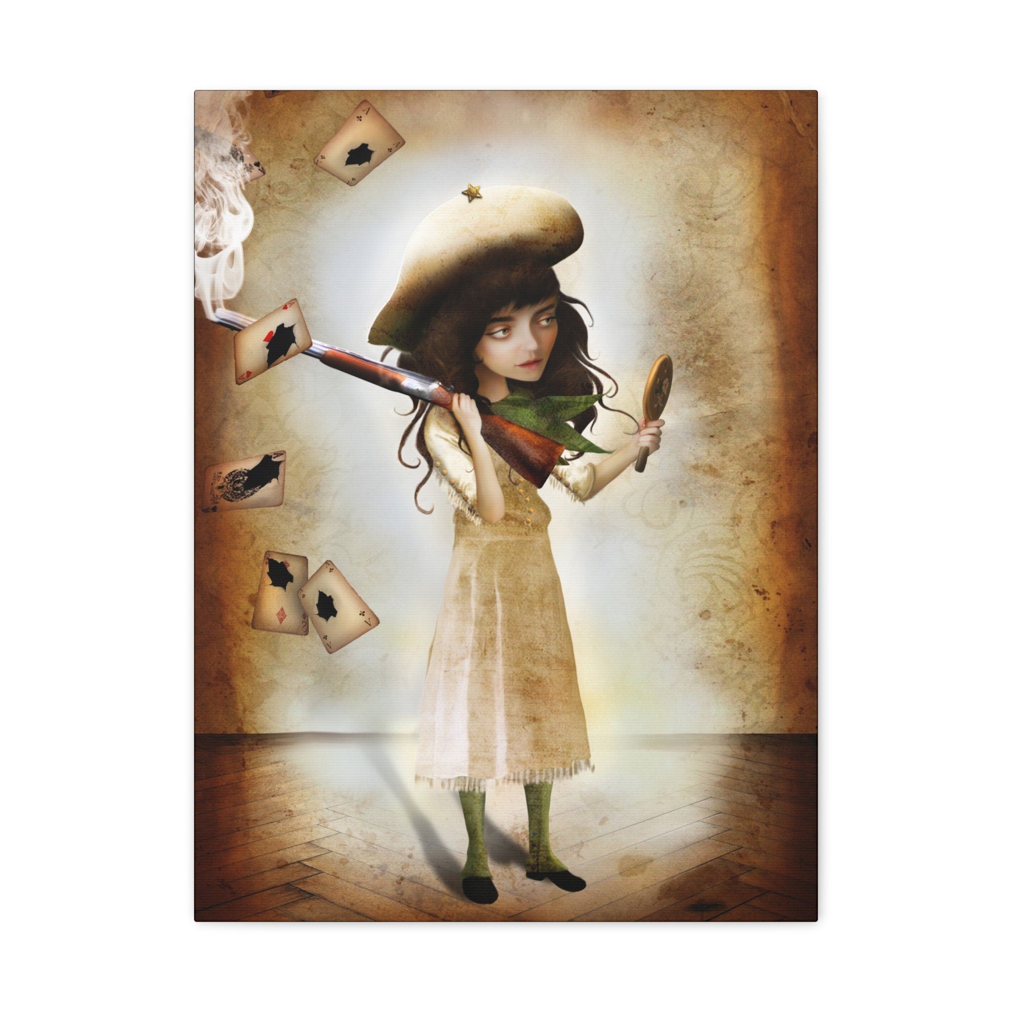 The Little Sharpshooter · Canvas Print