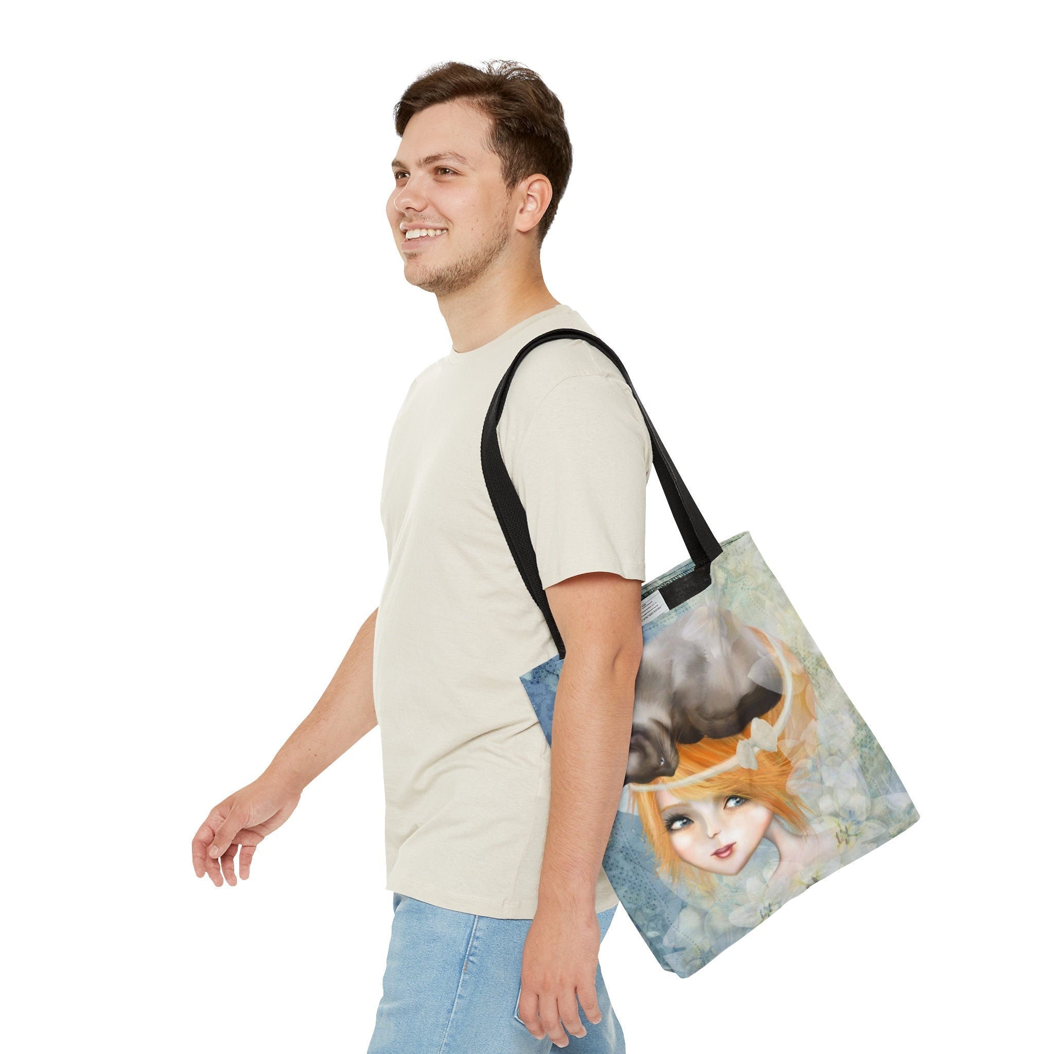 Mr. Minkerton and I in Blue · Tote Bag
