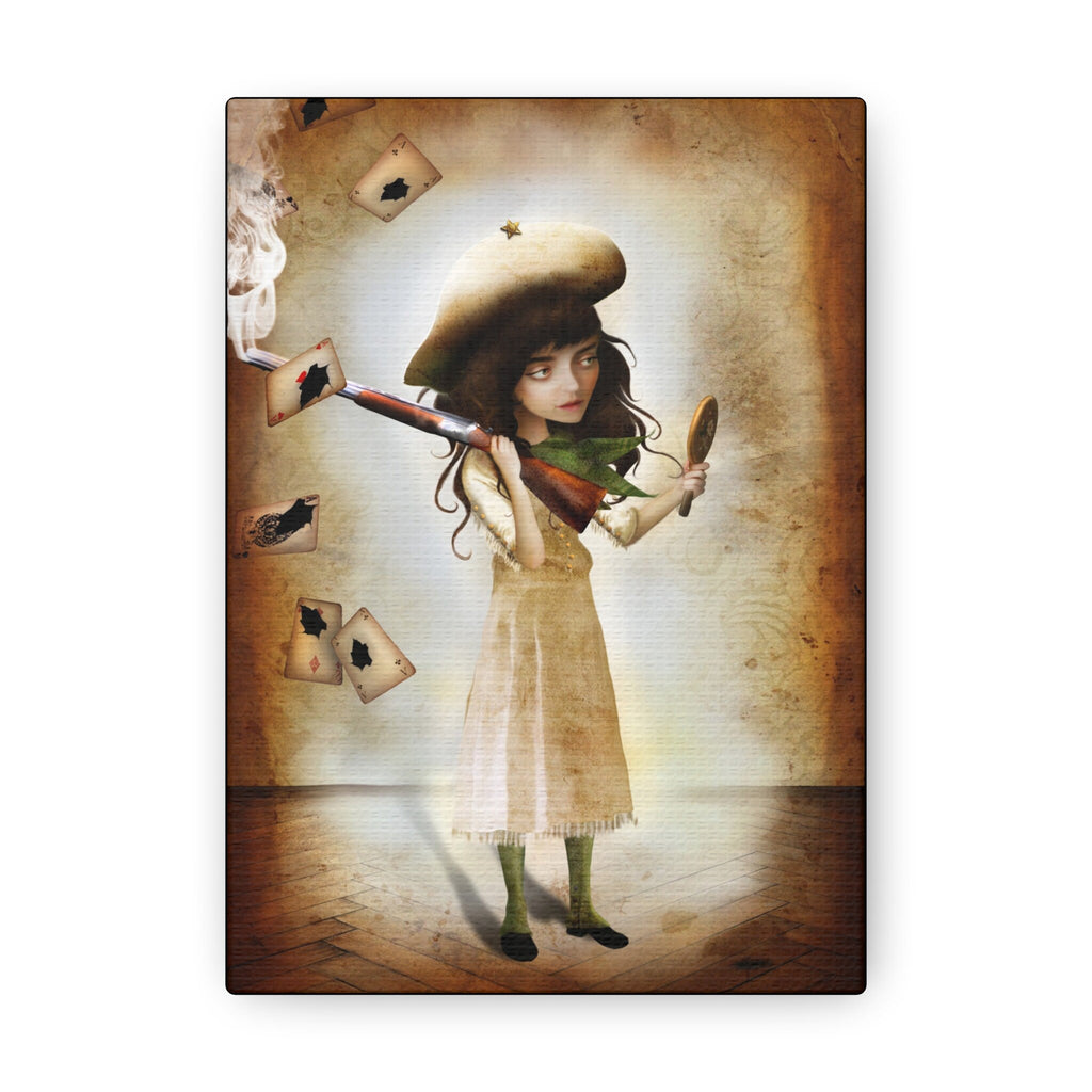The Little Sharpshooter · Canvas Print