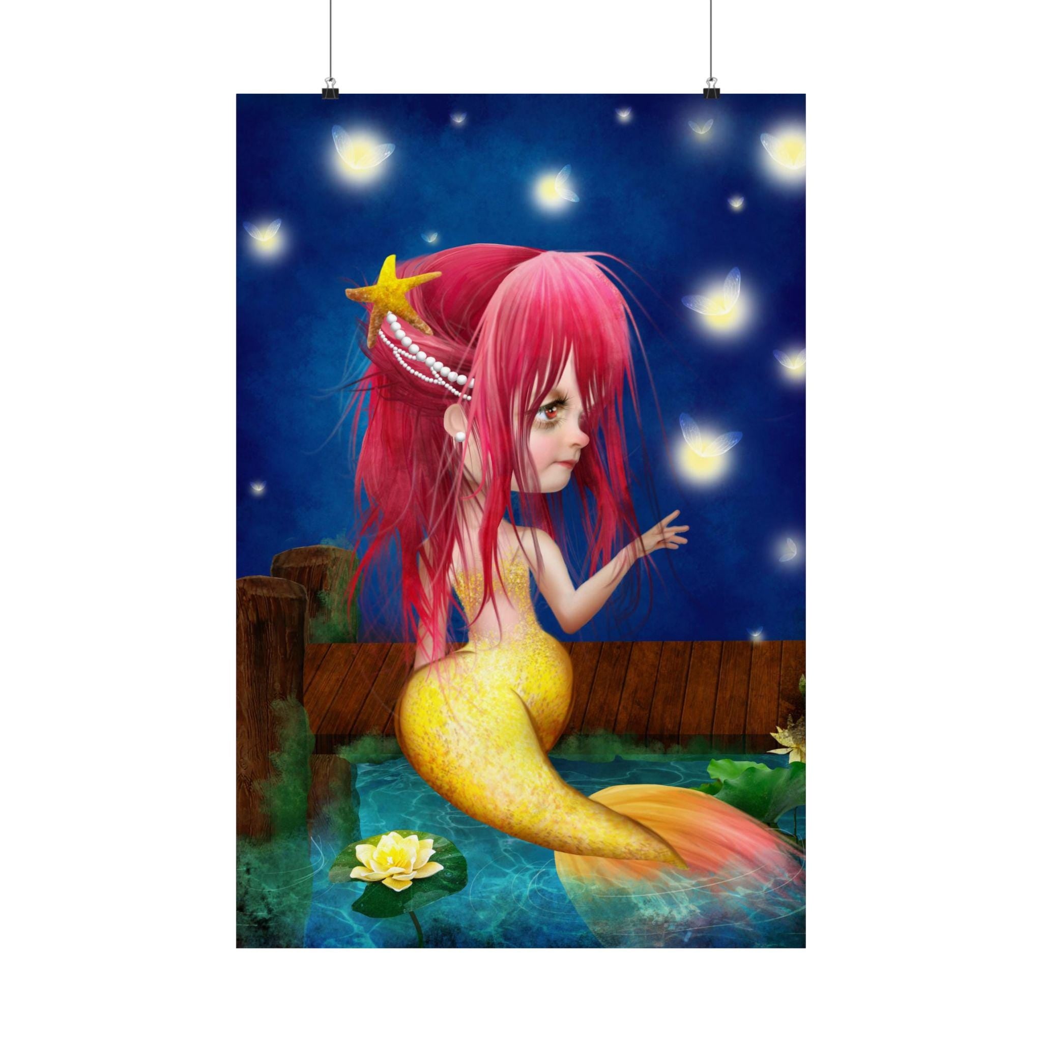 Midsummer Mermaid · Poster Print