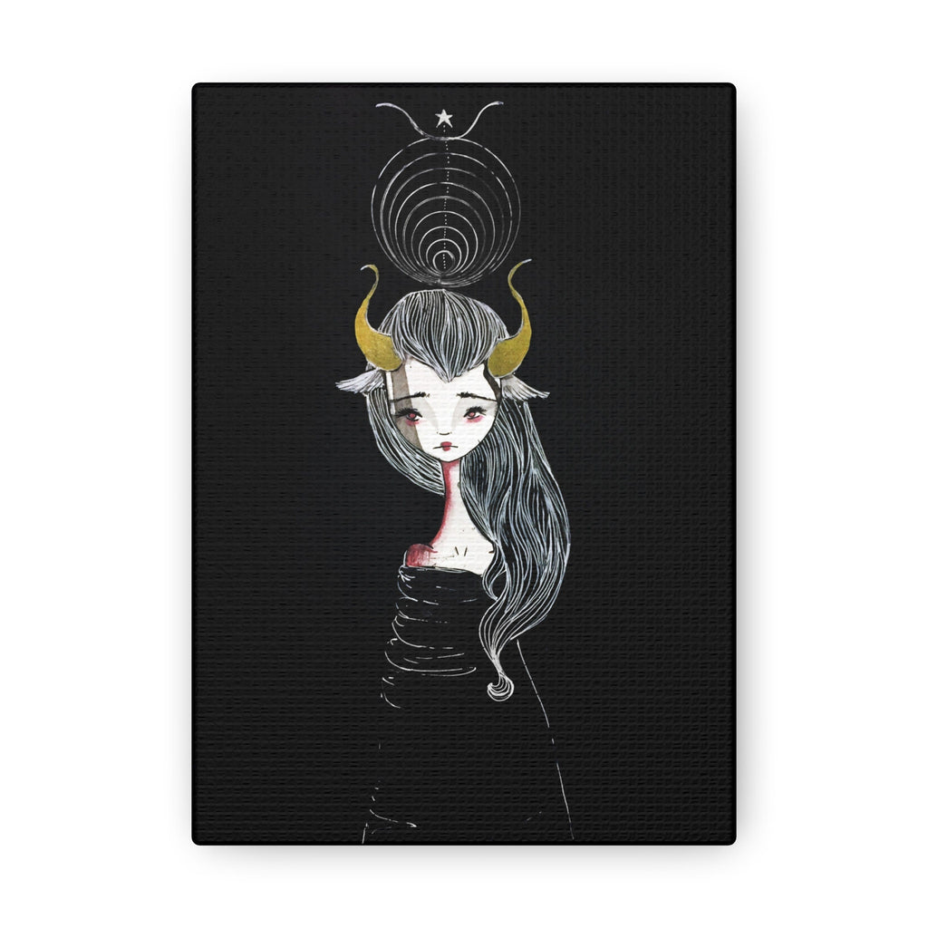 Taurus Girl · Canvas Print