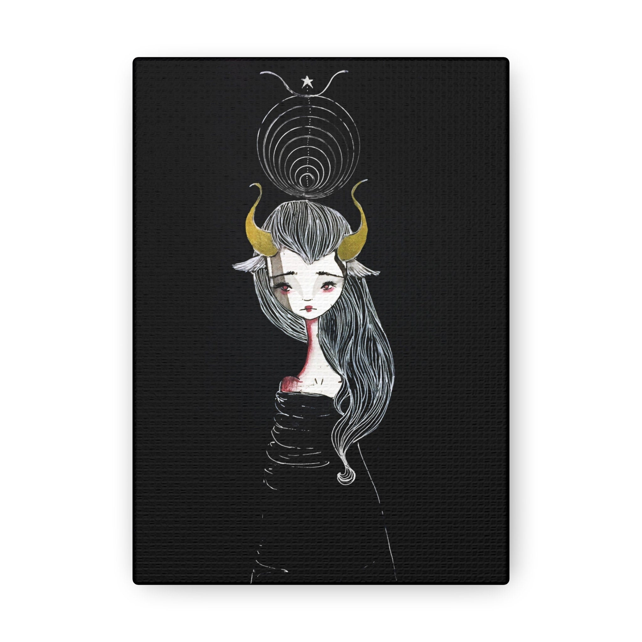 Taurus Girl · Canvas Print