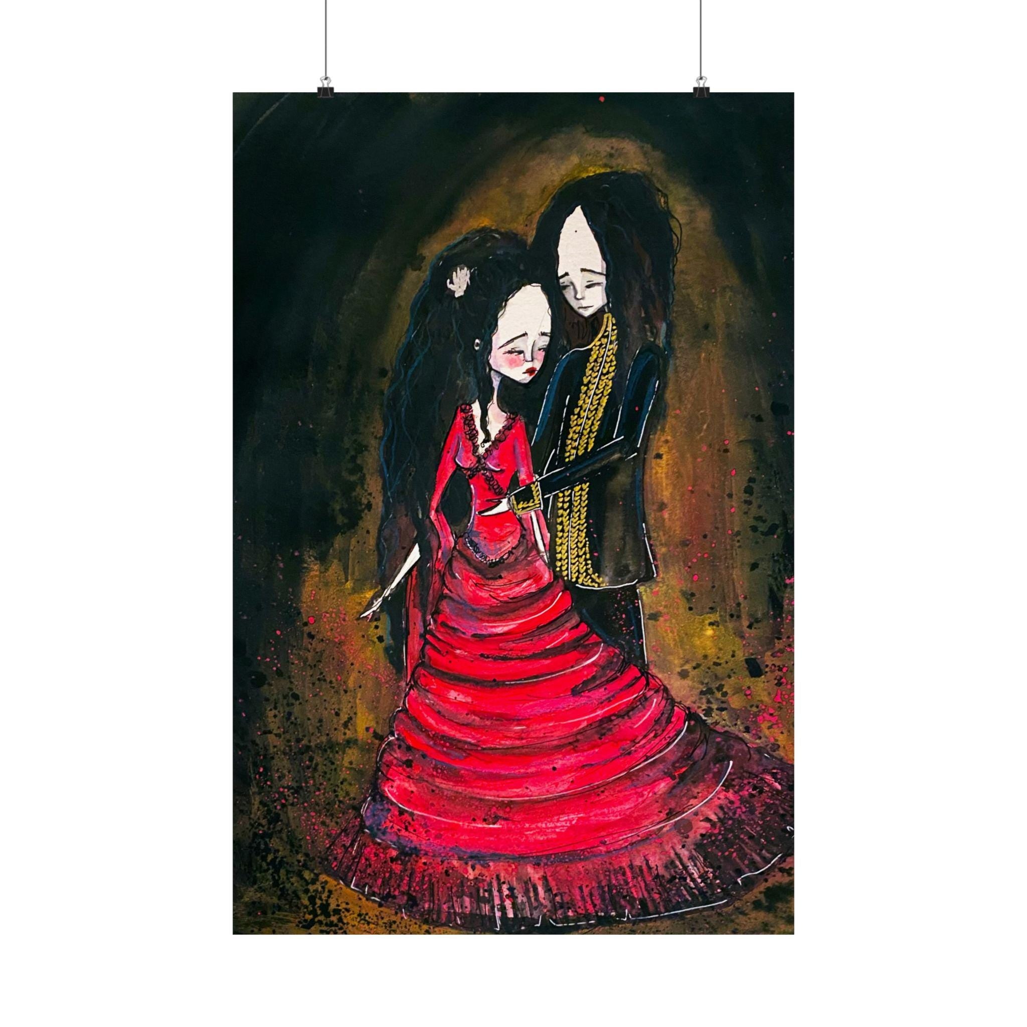 Mina and the Count · Poster Print