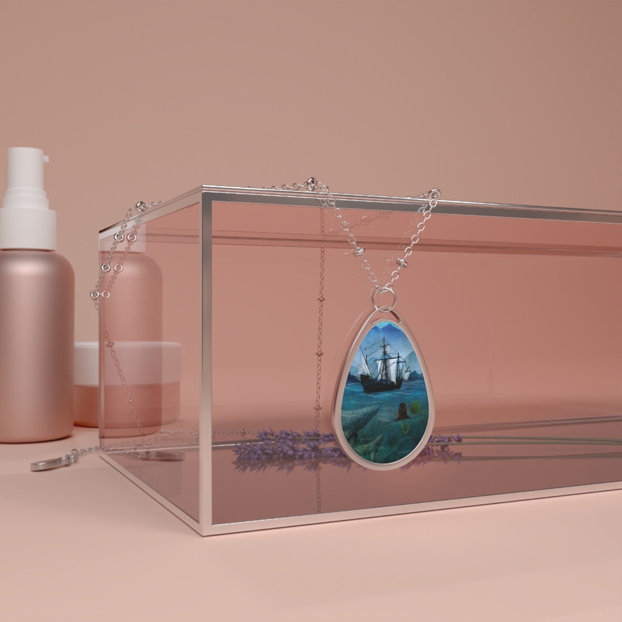 Little Mermaid and Ship · Necklace