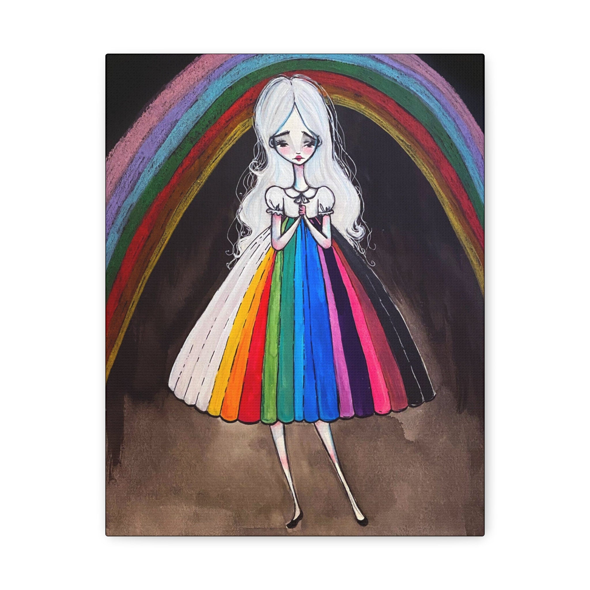 Babe Rainbow · Canvas Print