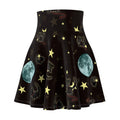 Little Baby Wolf, Moon and Stars Women's Skater Skirt · Apparel
