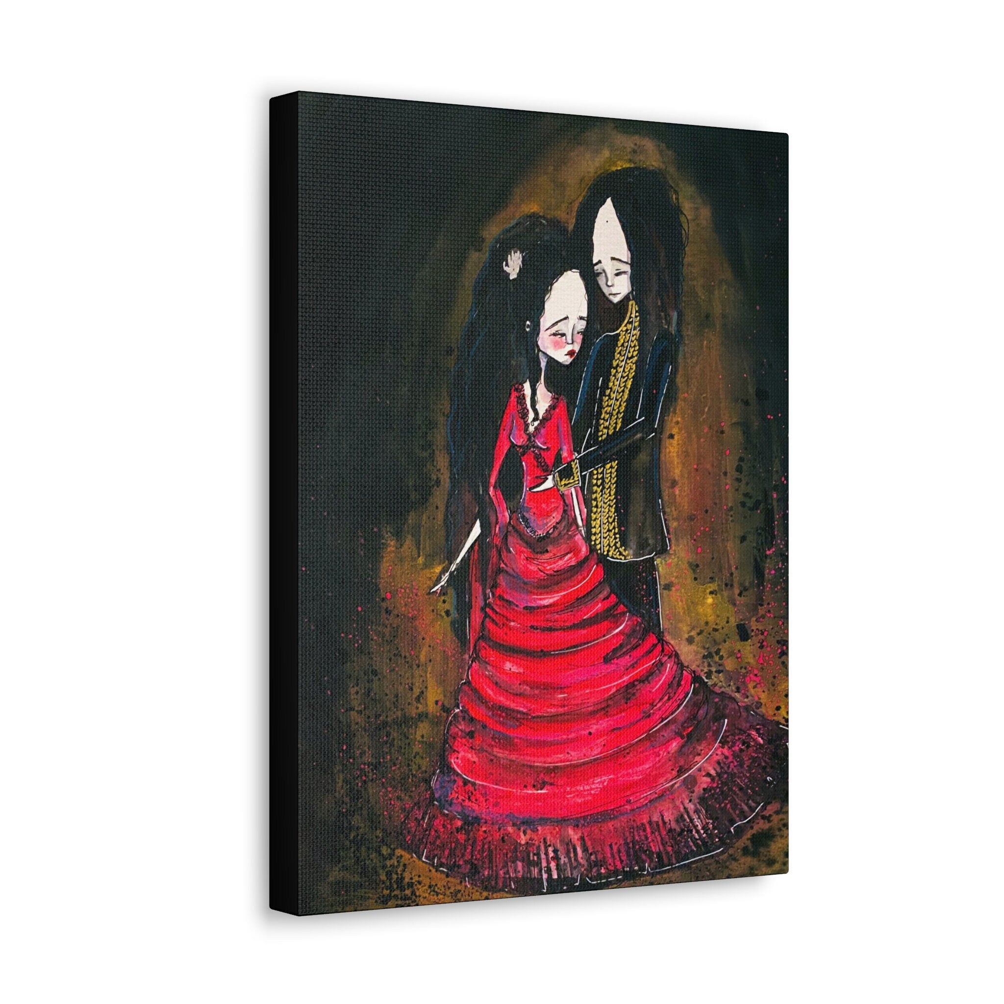Dracula and Mina · Canvas Print