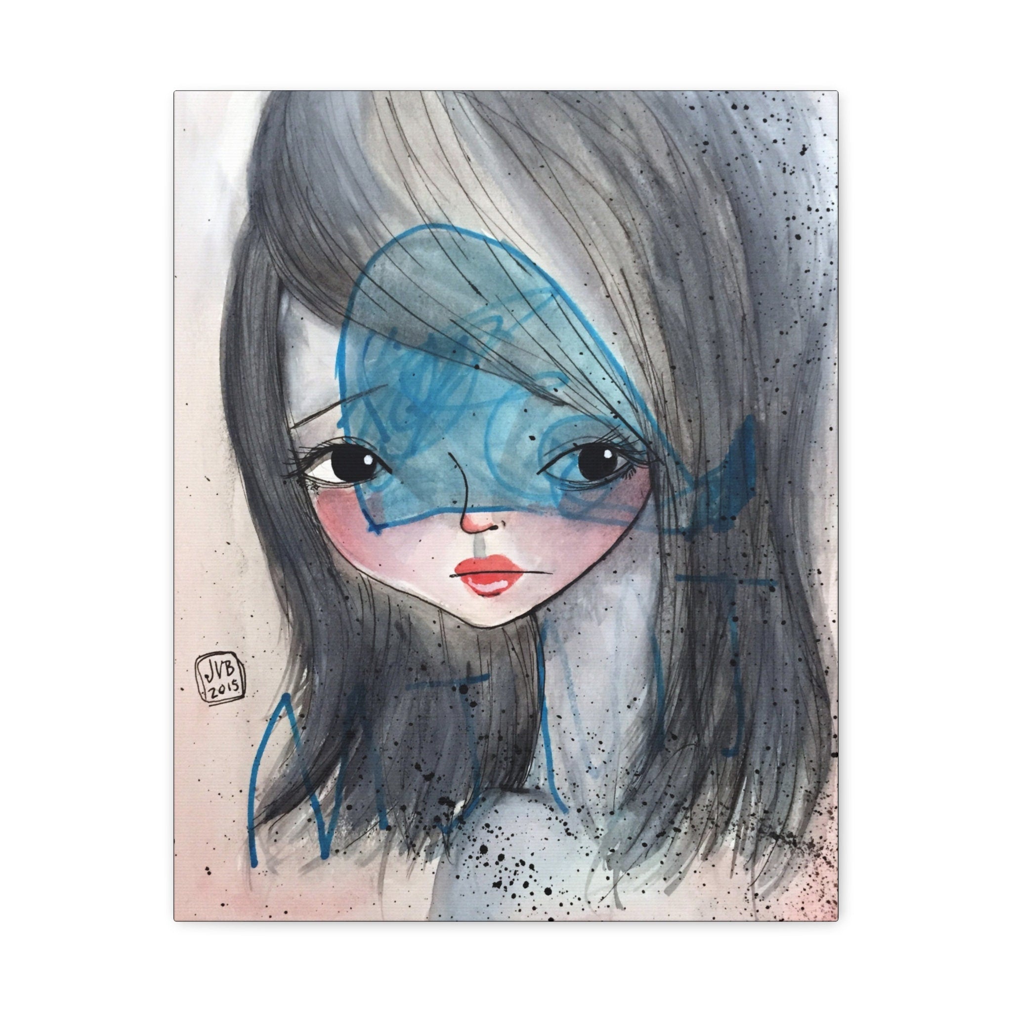 MJ · Canvas Print