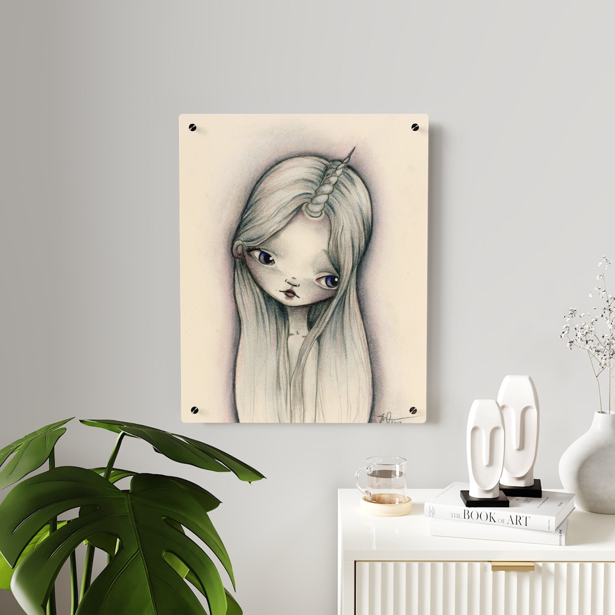 The Last Unicorn Acrylic Wall Art Panel · Acrylic Print