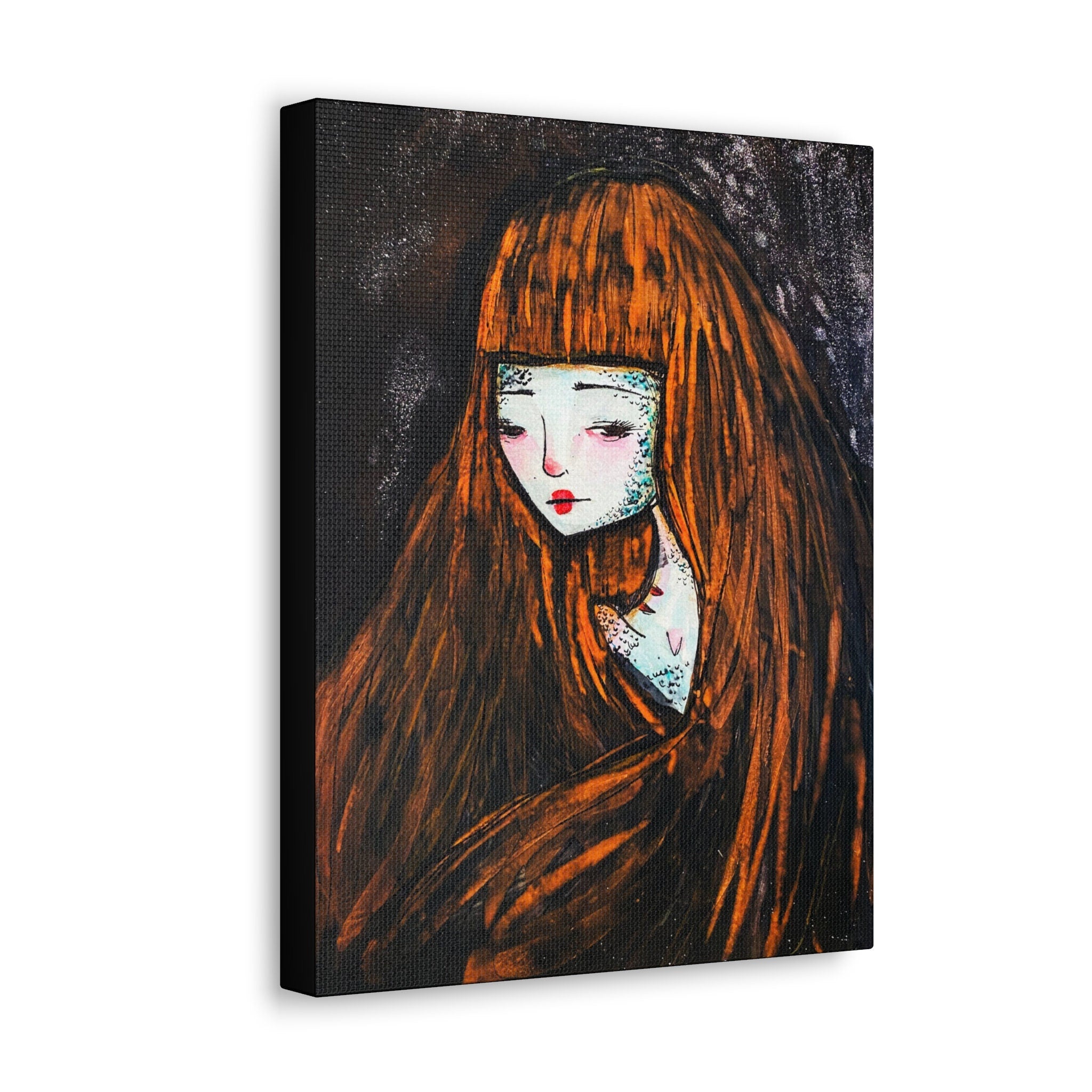 Monster Self Portrait · Canvas Print