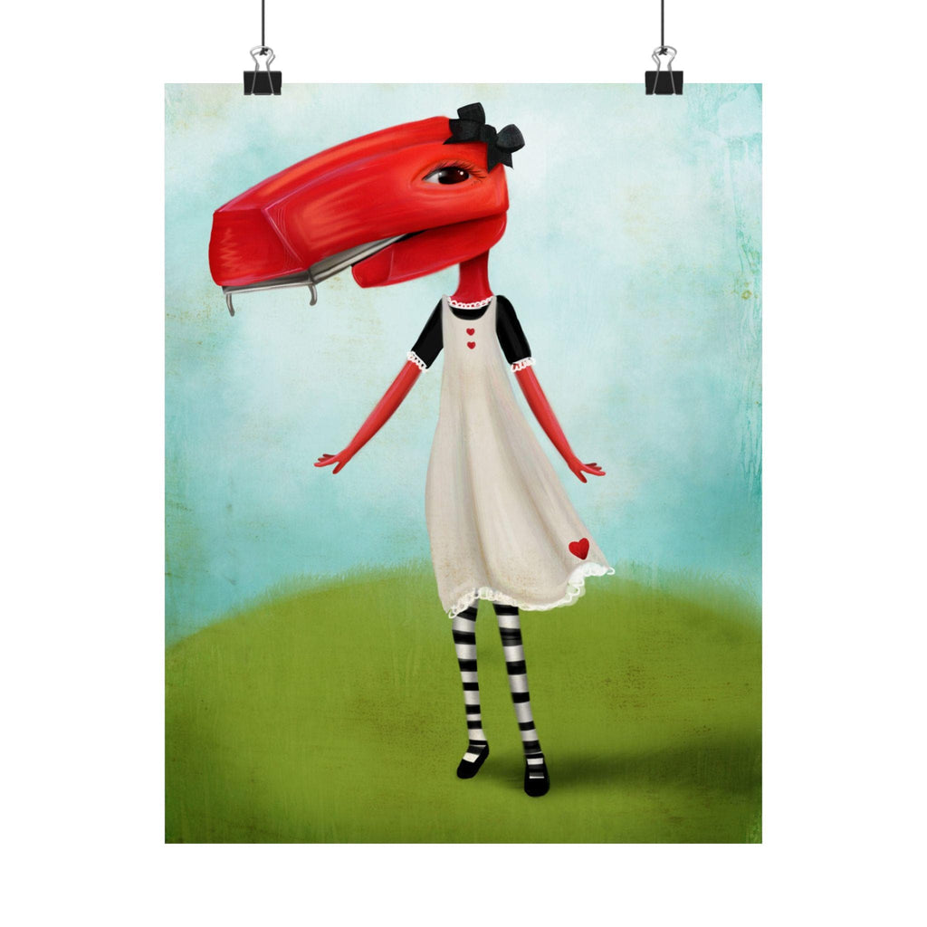 Staplegator Girl · Poster Print